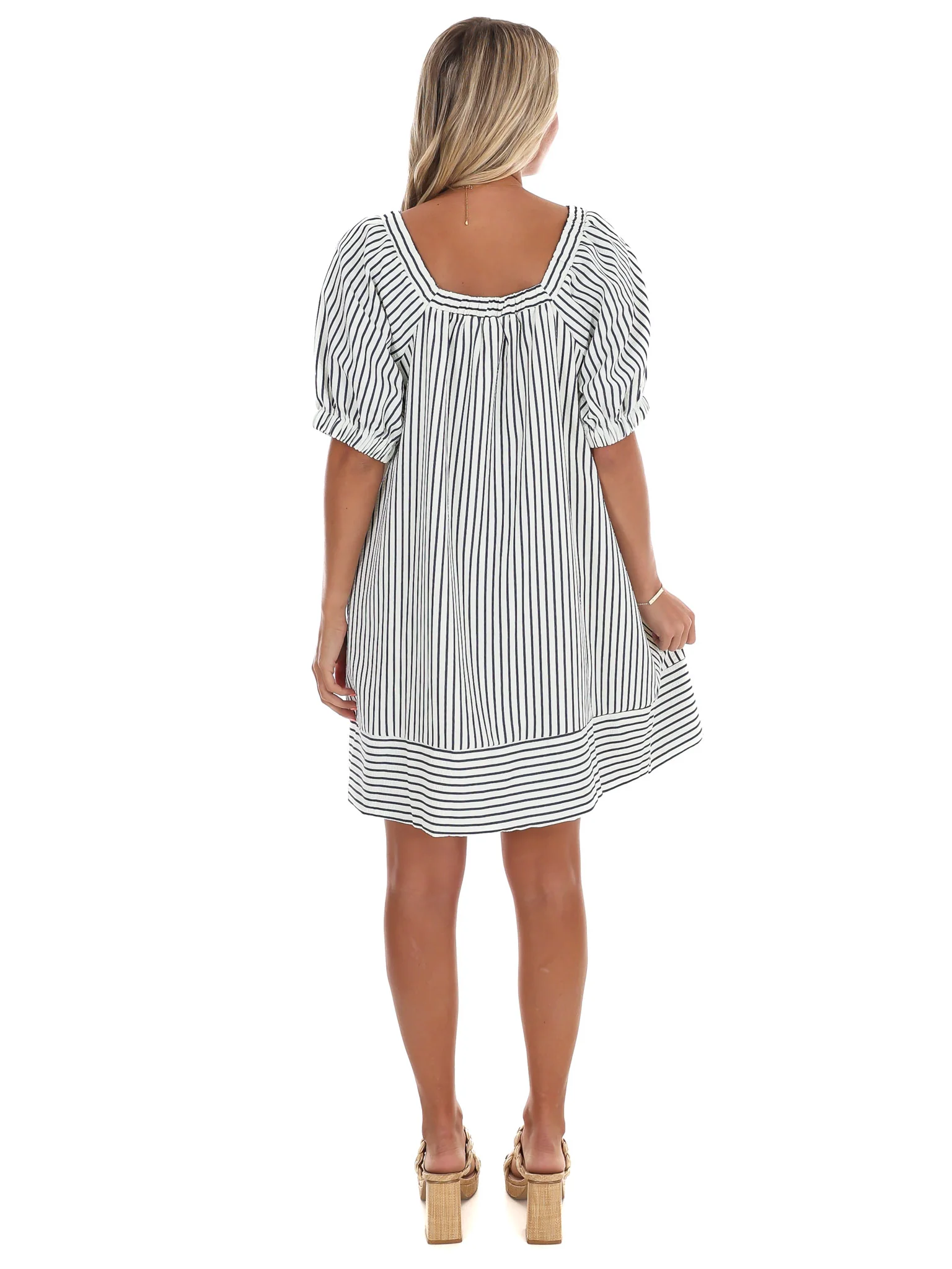 Enough for Me Stripe Mini Dress - Image 7
