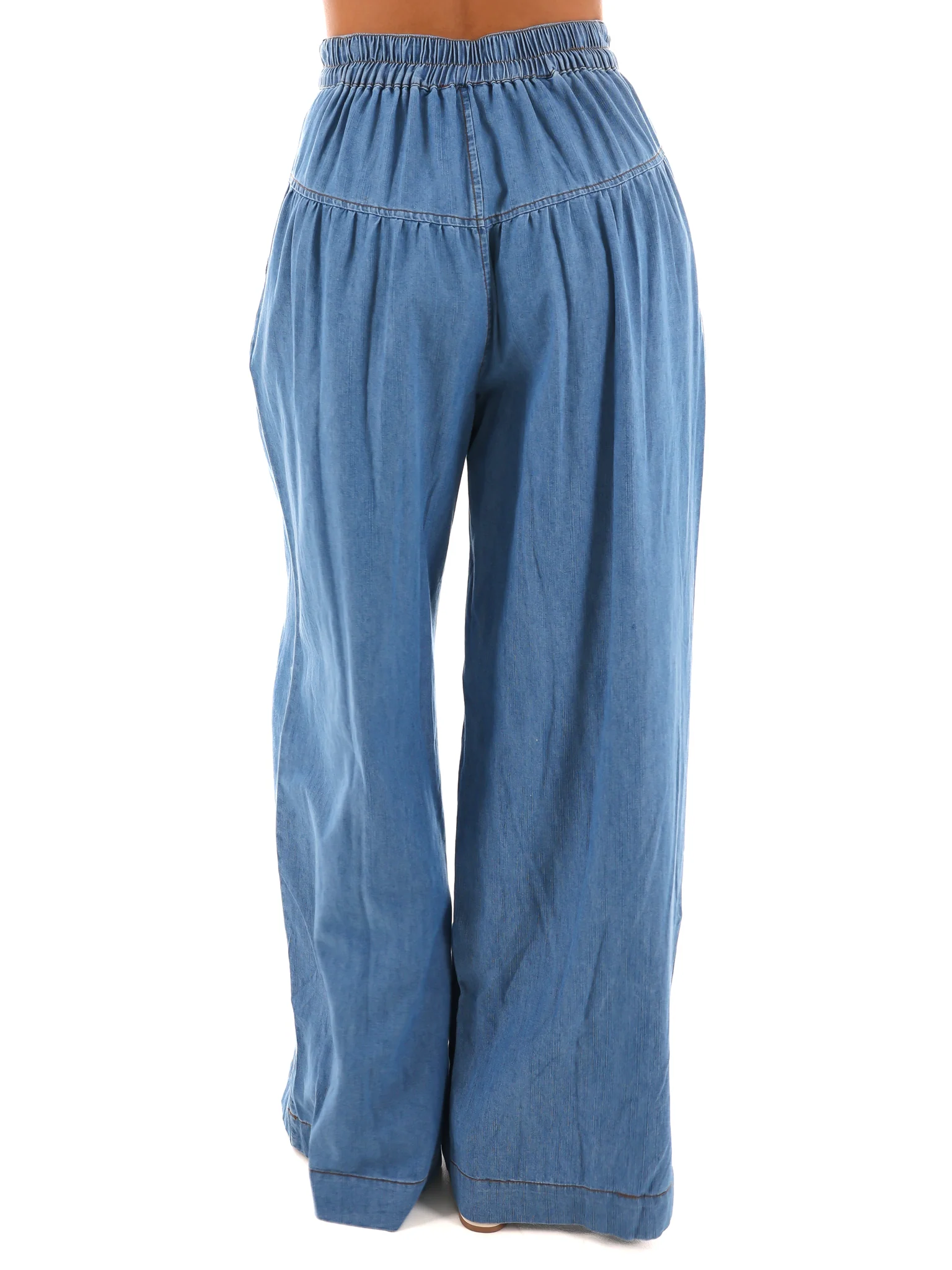 Everblue High-Waist Wide Leg Pants - Image 5