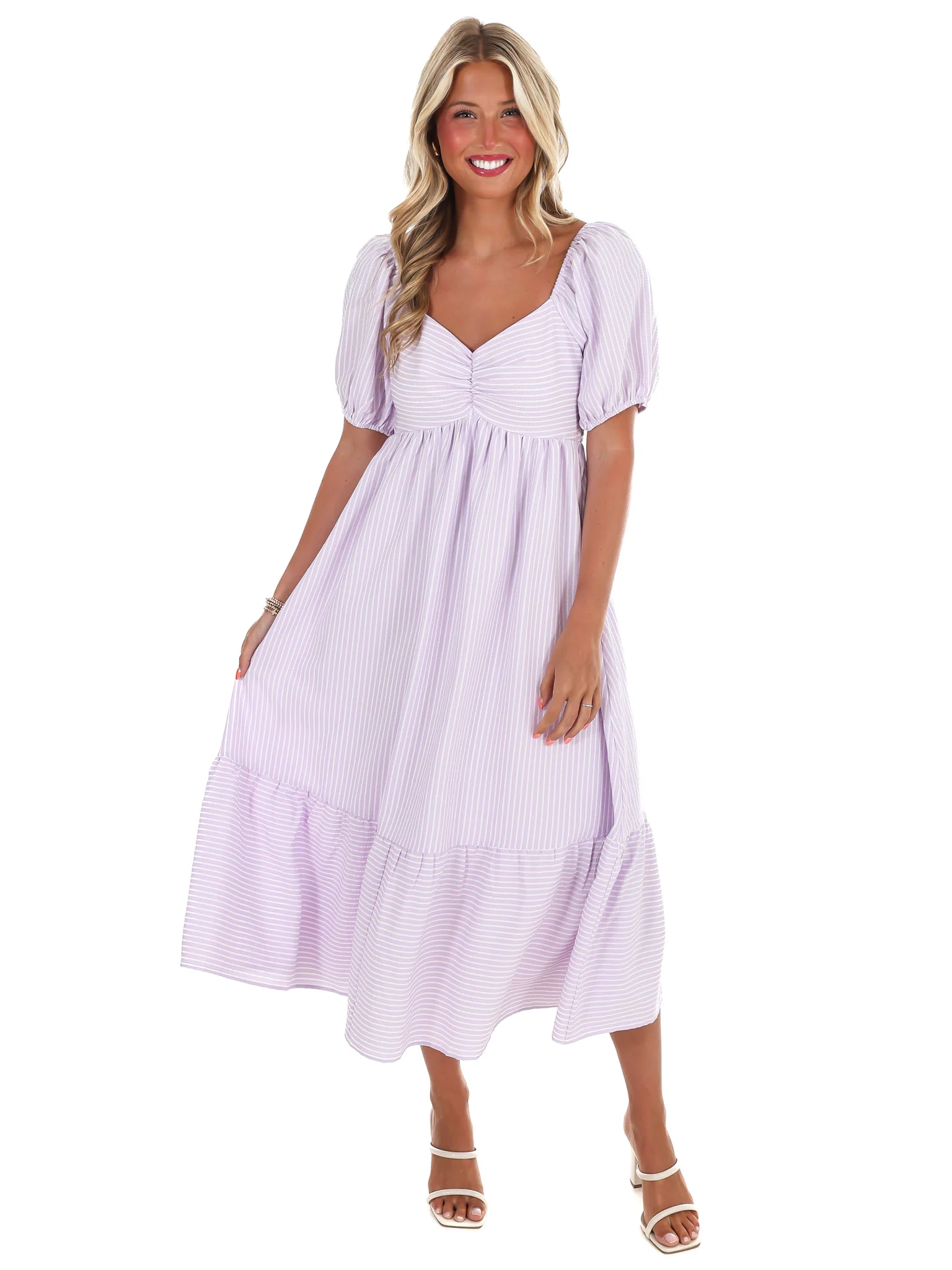 Everything You Need Stripe Midi Dress - Image 4