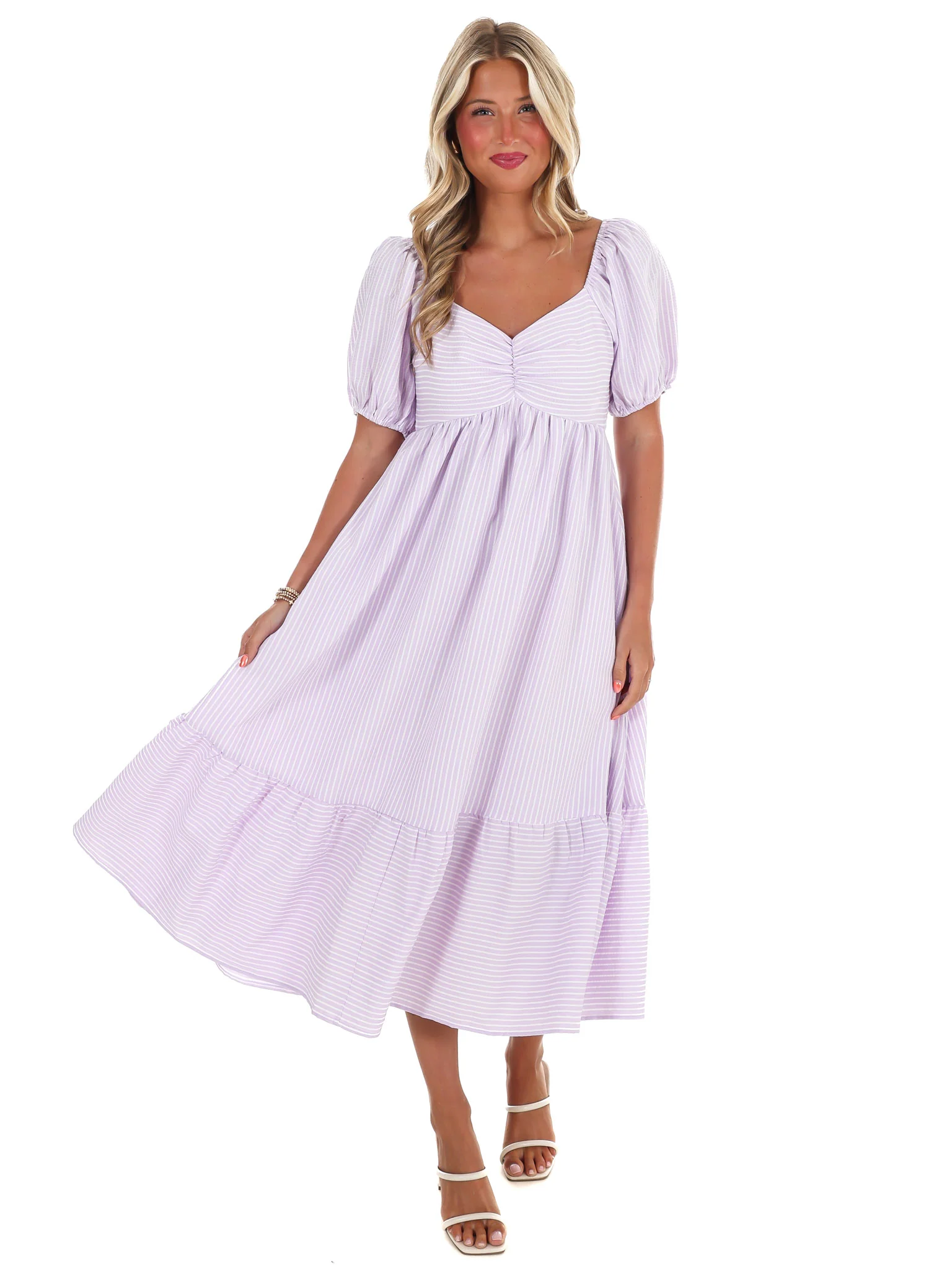 Everything You Need Stripe Midi Dress - Image 5