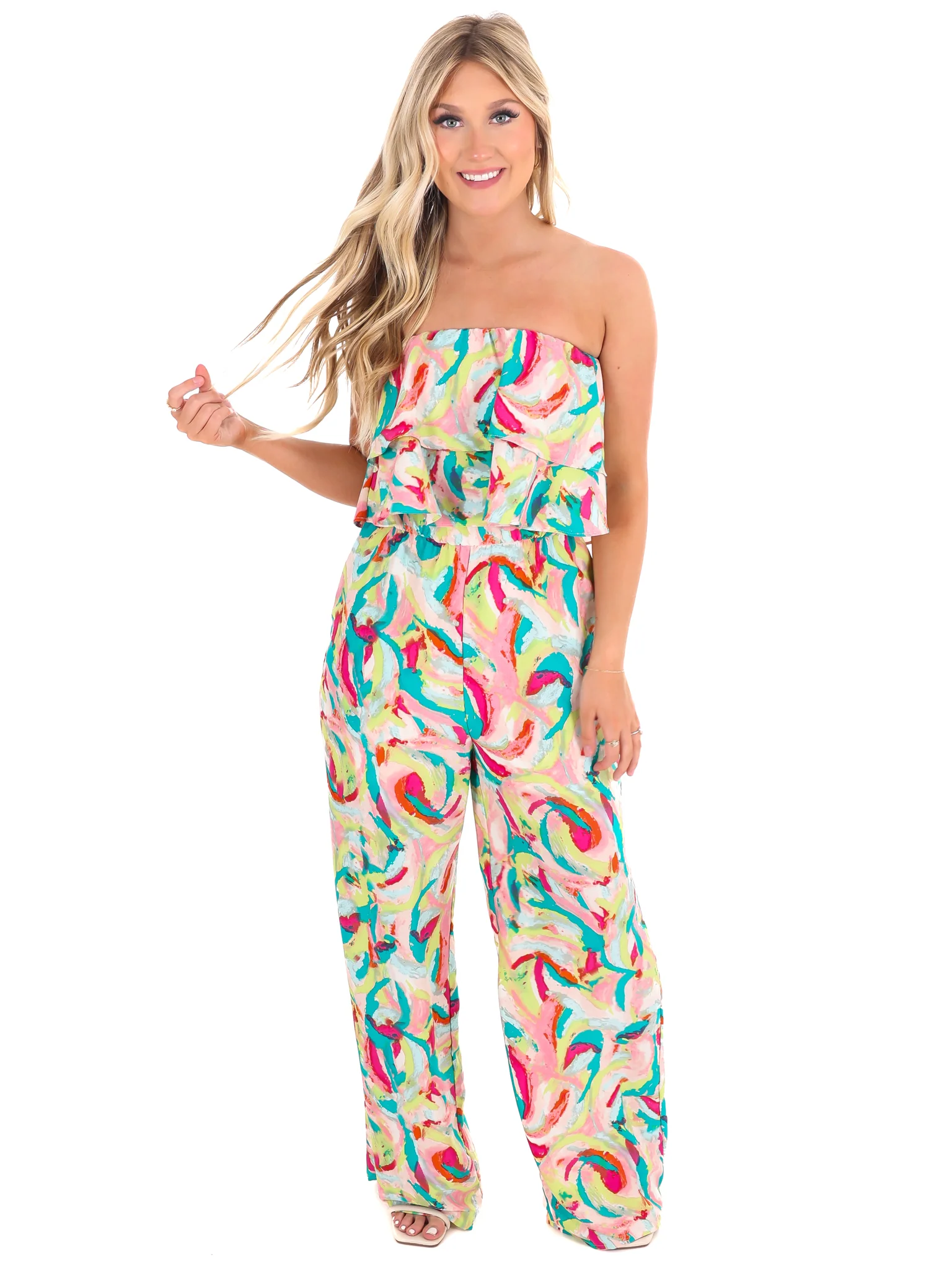 Eyes on You Print Jumpsuit - Image 2