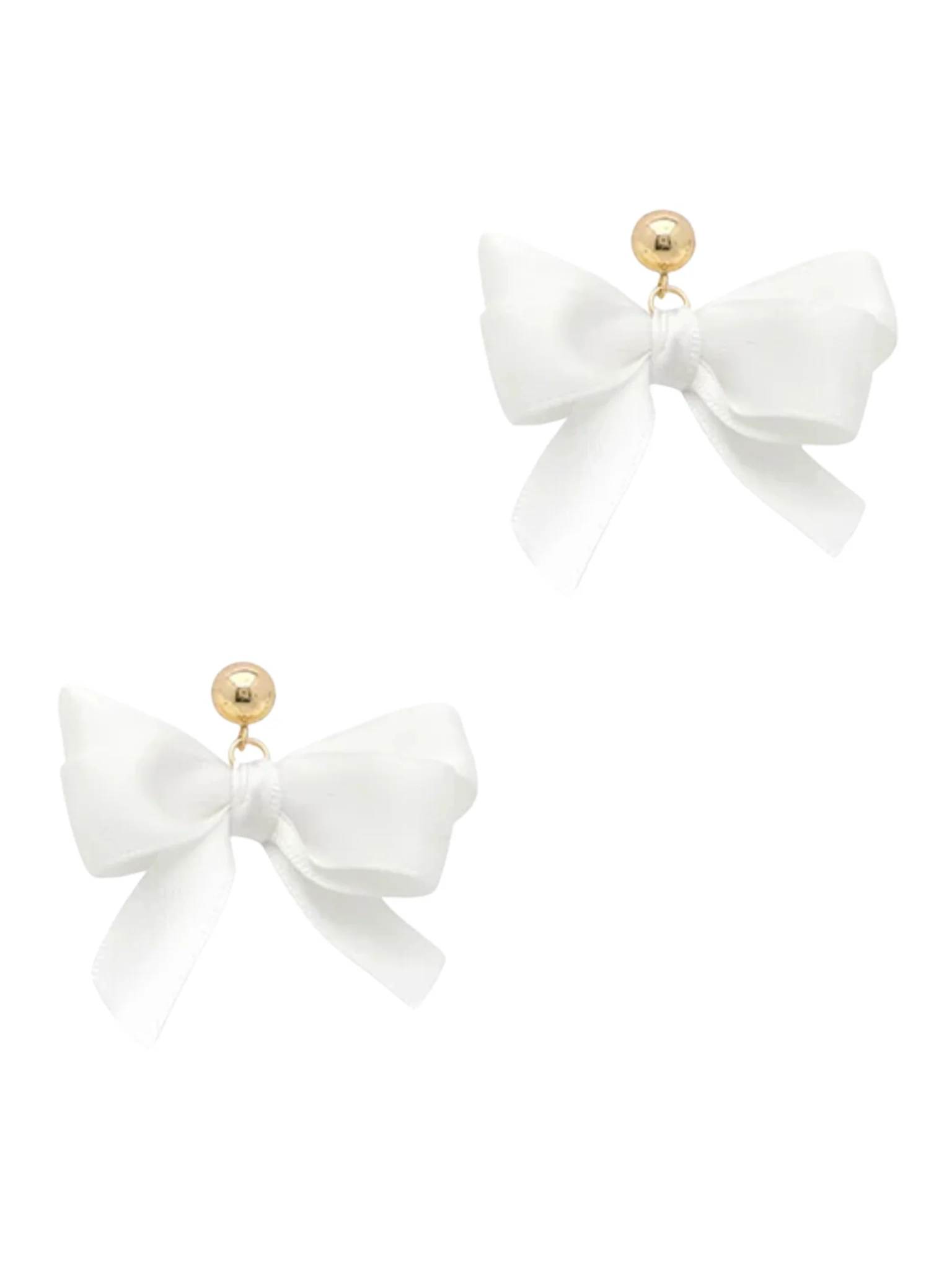 Fabric Bow Earring - Image 2