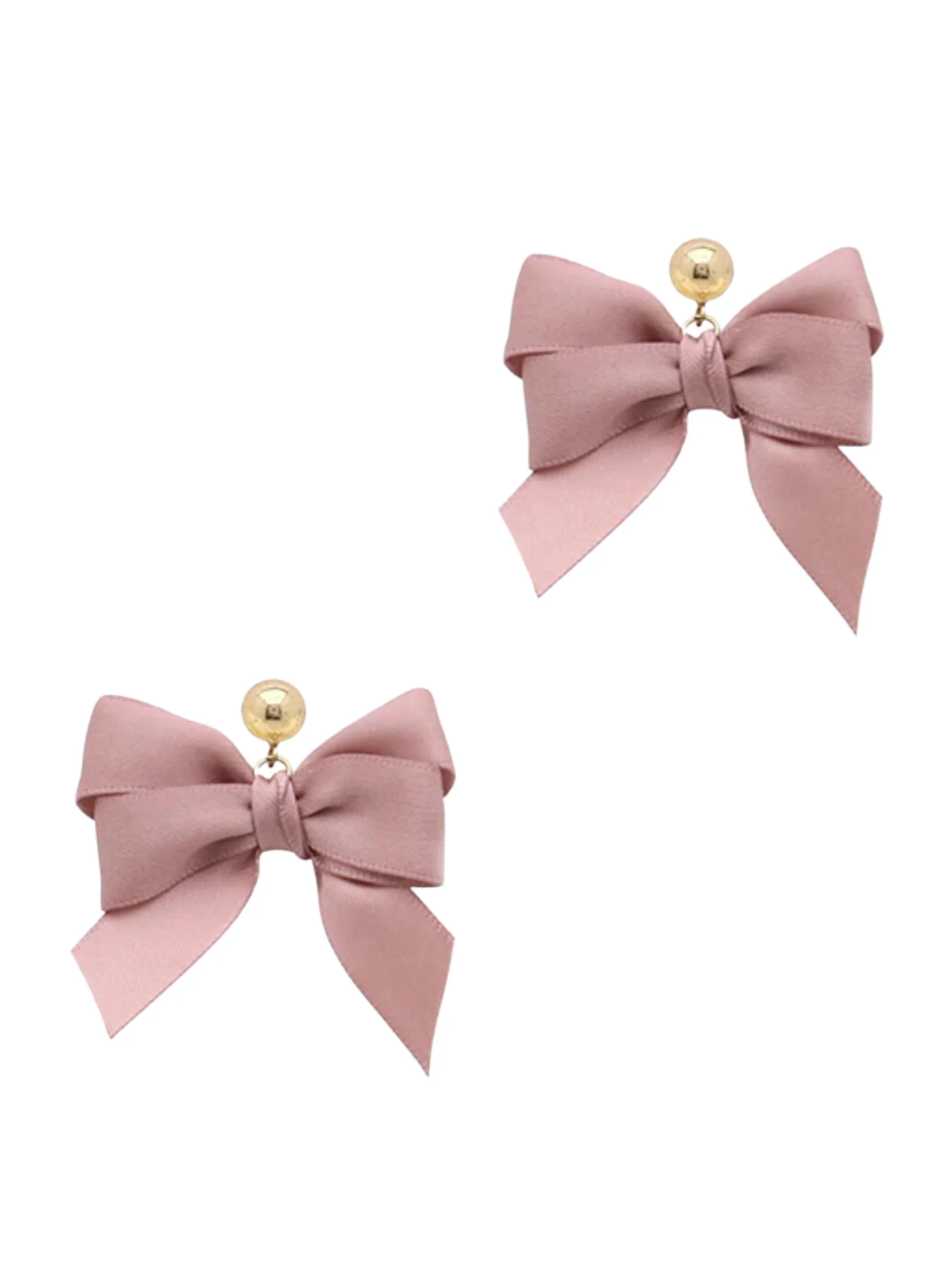 Fabric Bow Earring - Image 3