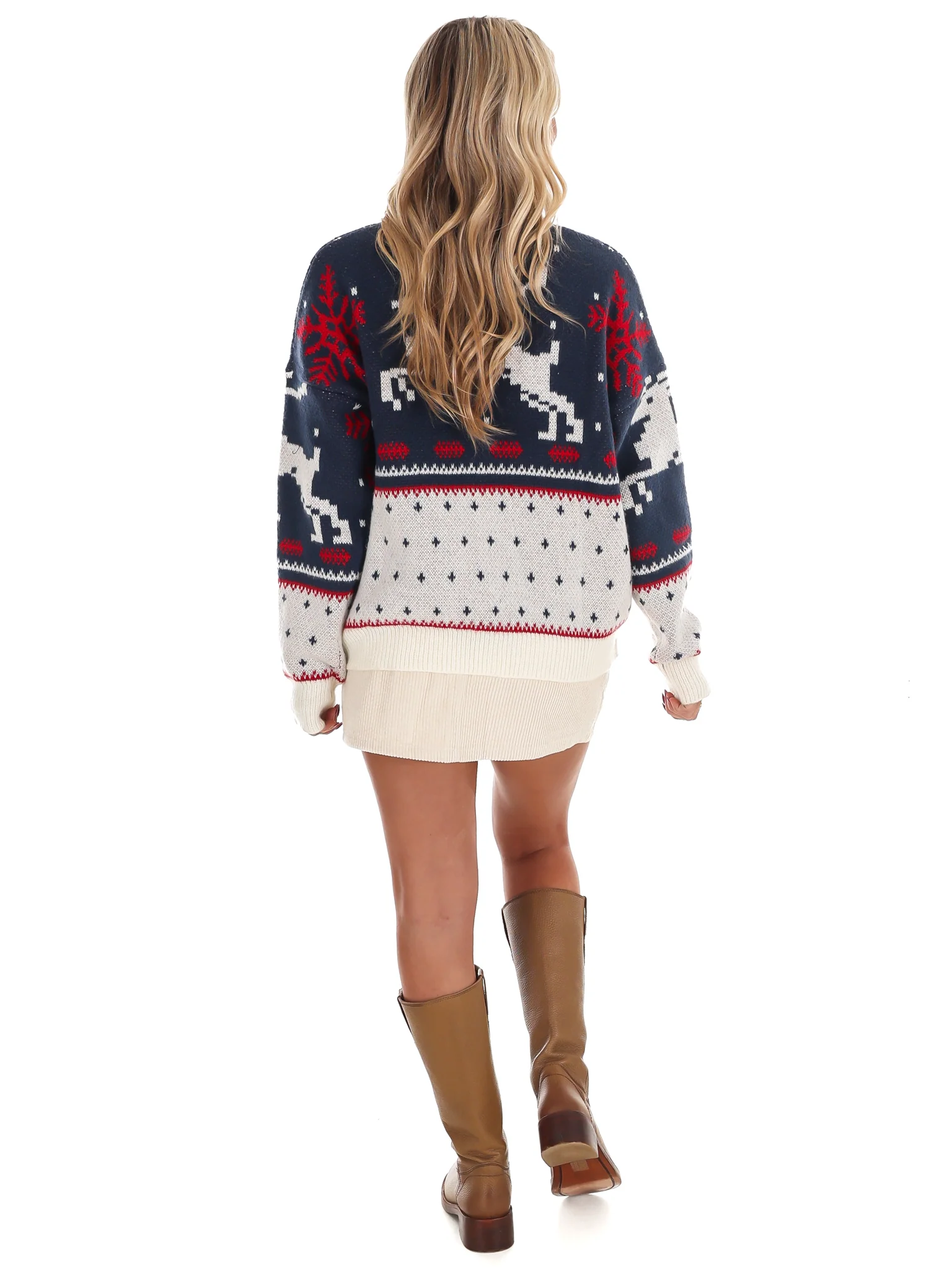Fair Isle High Neck Sweater - Image 8