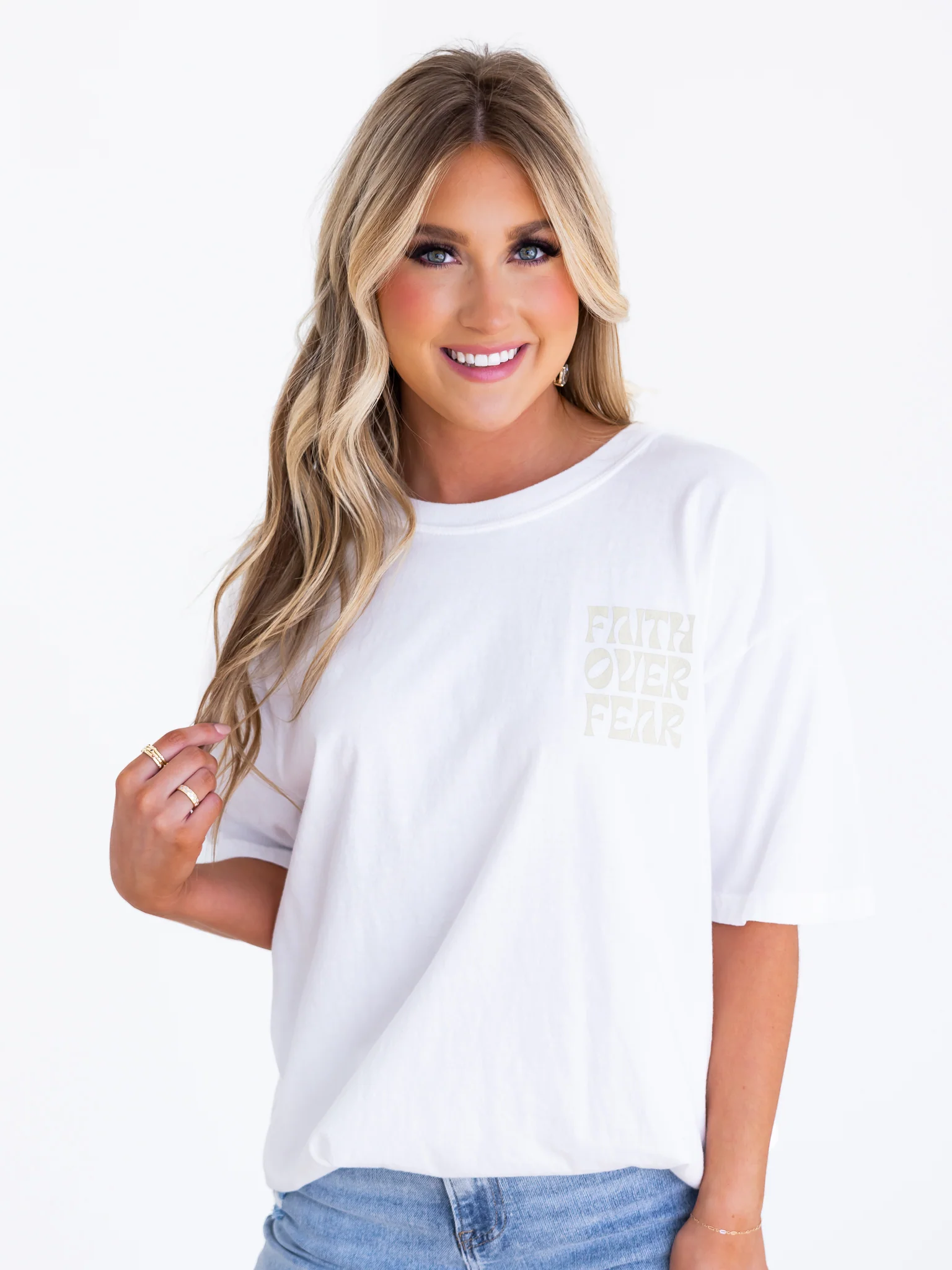 Faith Over Fear Graphic Tee - Image 8