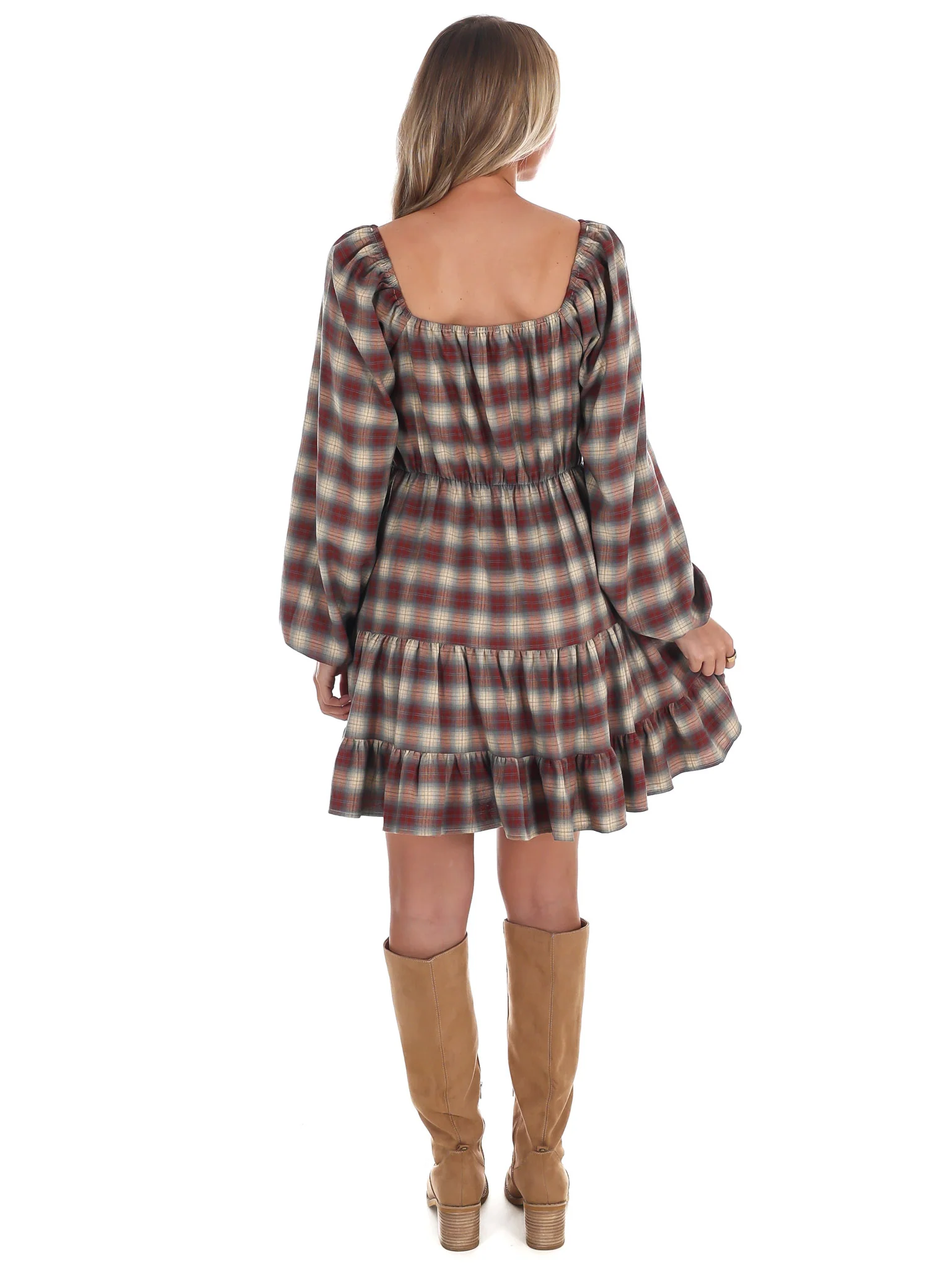 Fall's Favorite Plaid Dress - Image 8