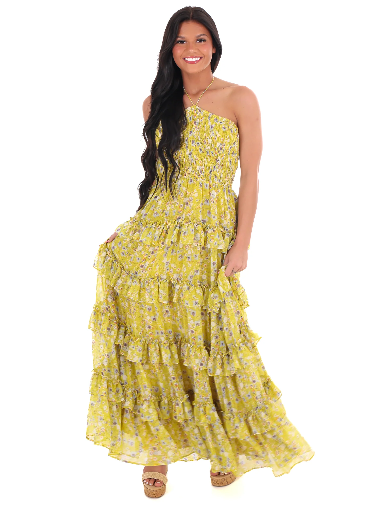 Famous Friends Floral Maxi Dress - Image 11