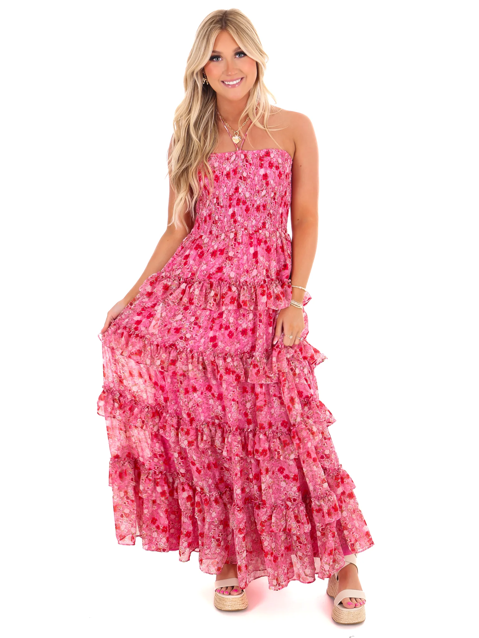 Famous Friends Floral Maxi Dress - Image 2
