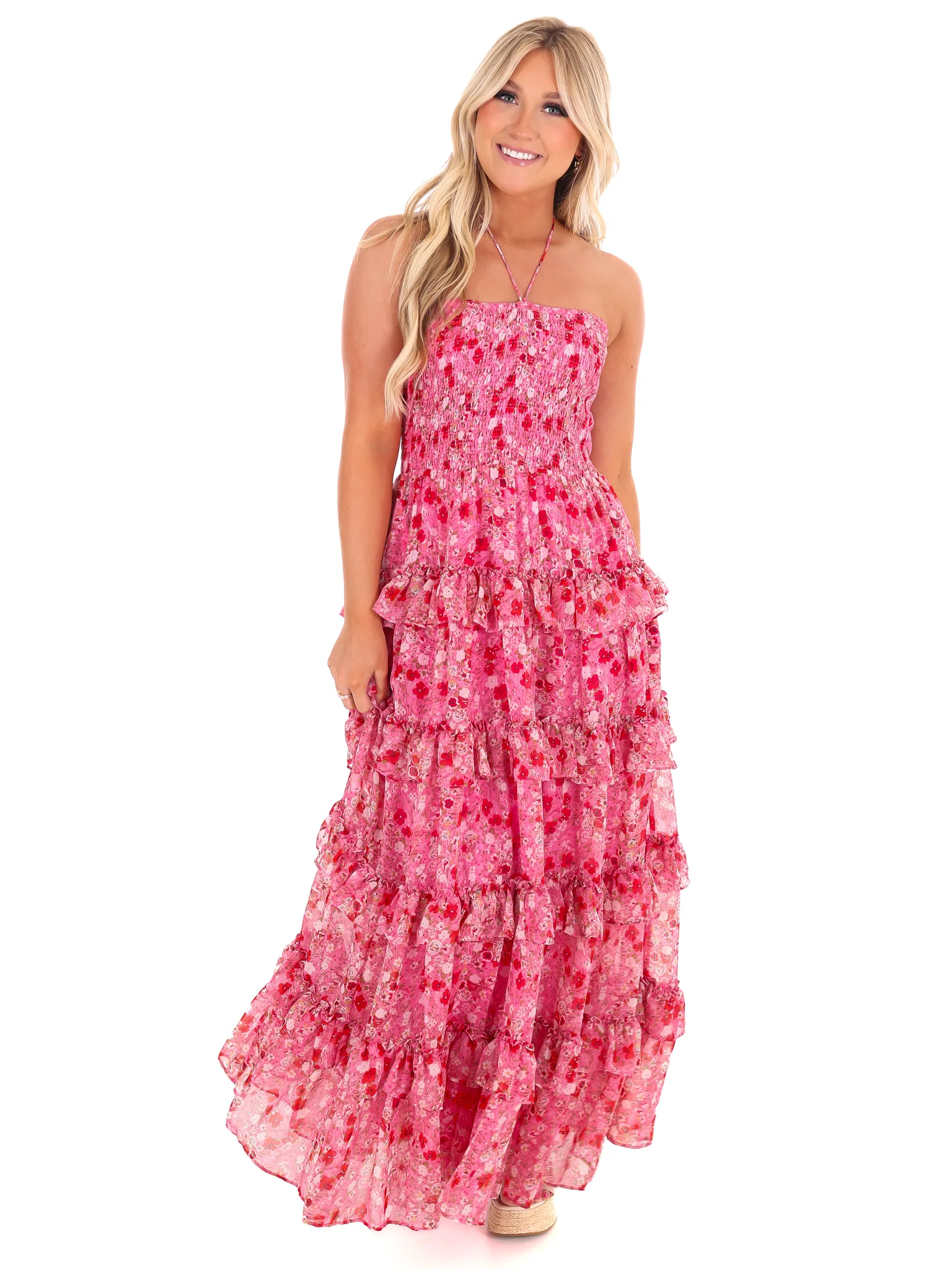 Famous Friends Floral Maxi Dress - Image 5