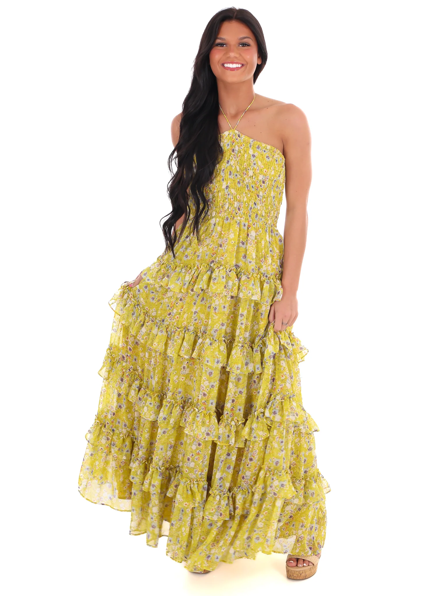 Famous Friends Floral Maxi Dress - Image 8