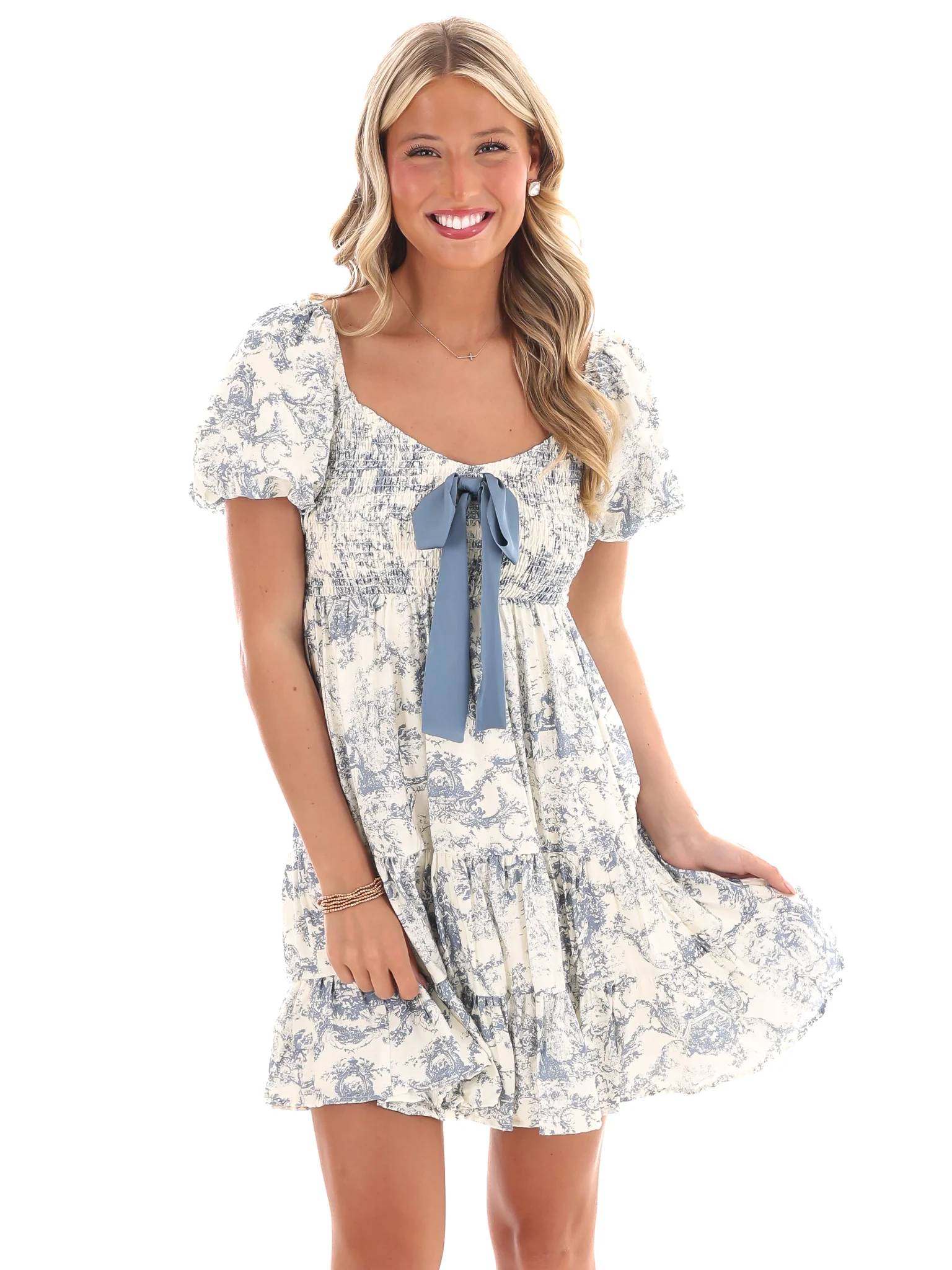 Farmer's Market Floral Mini Dress - Image 5