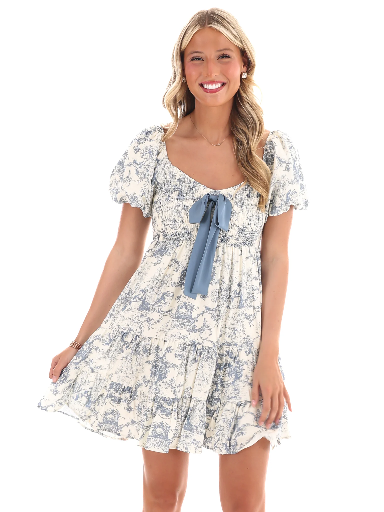 Farmer's Market Floral Mini Dress - Image 7