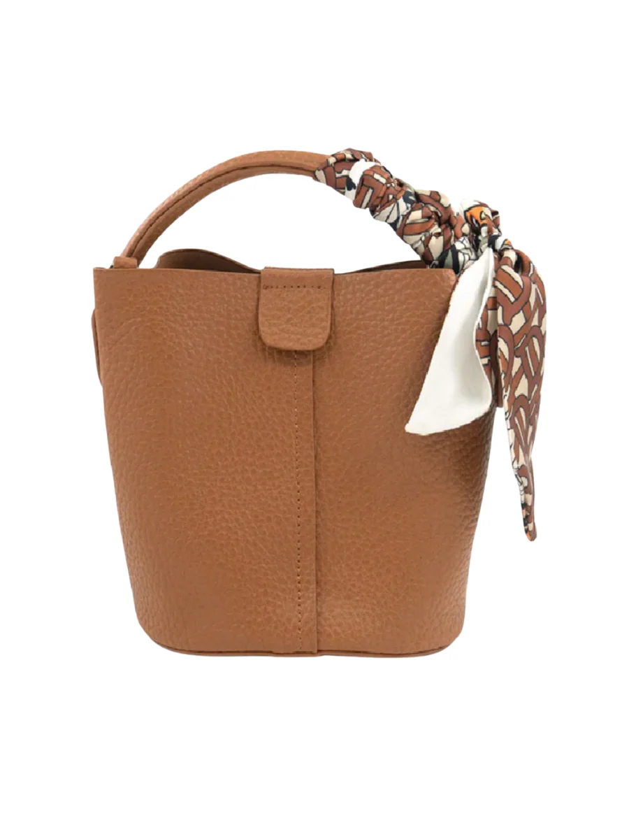Faux Leather Bucket Bag - Image 2