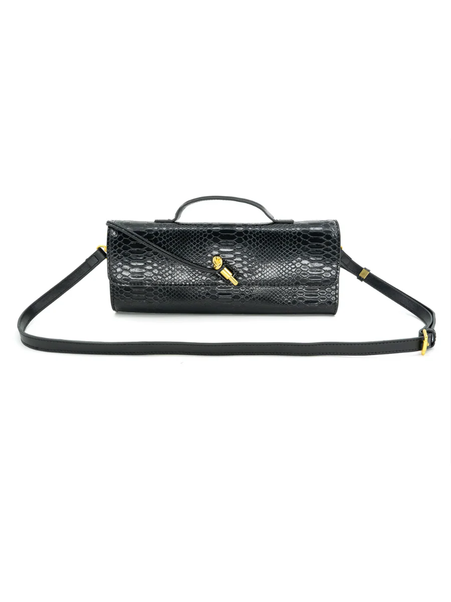 Faux Leather Mini Clutch