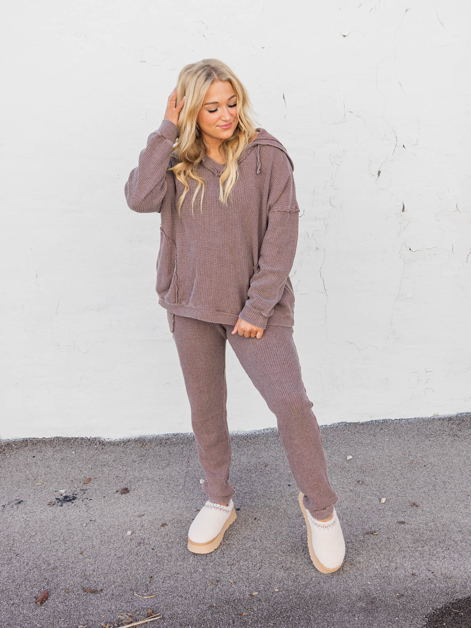 Feel Right Waffle Knit Two Piece Set - Image 13