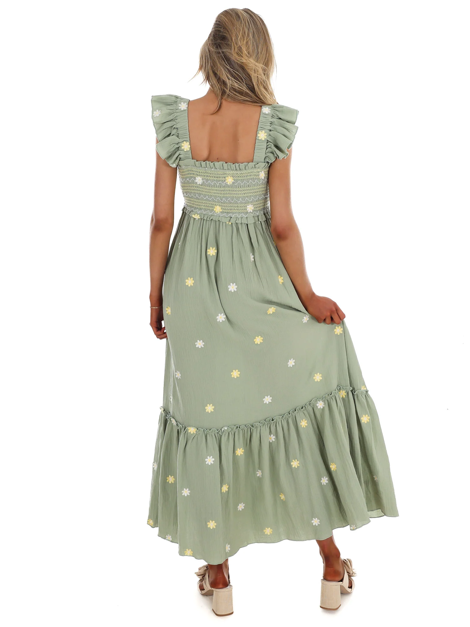 Fields of Flowers Embroidered Maxi Dress - Image 24