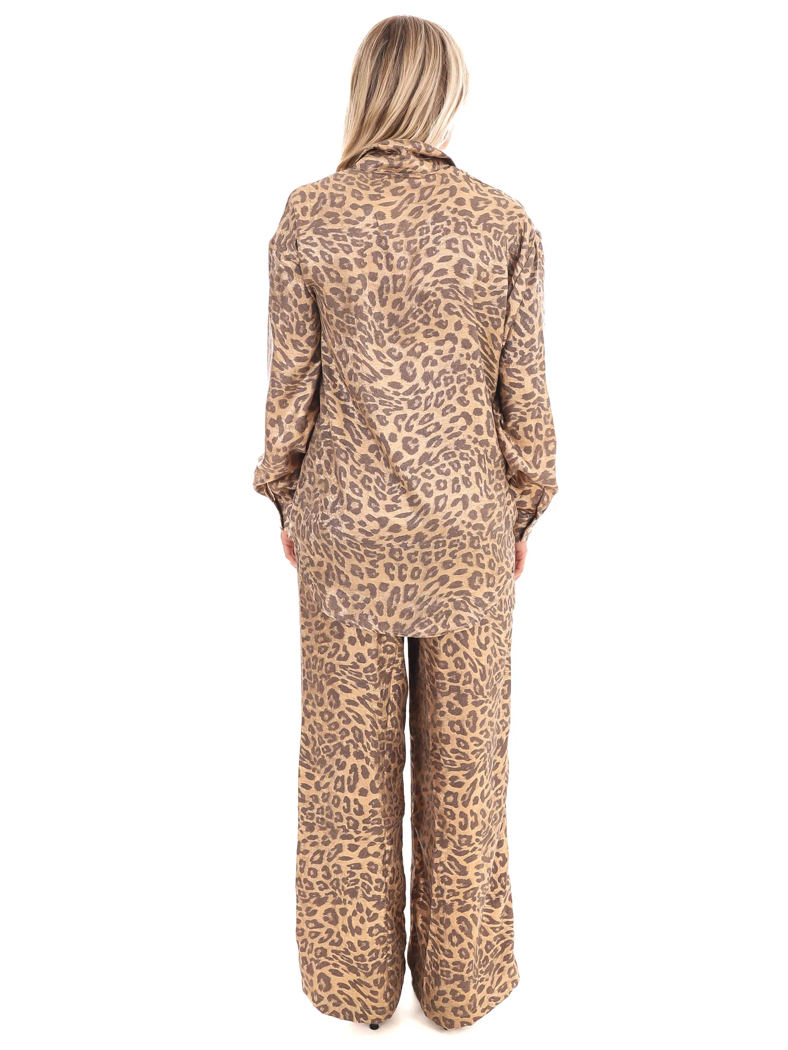 Fierce Shine Metallic Leopard Pants - Image 4