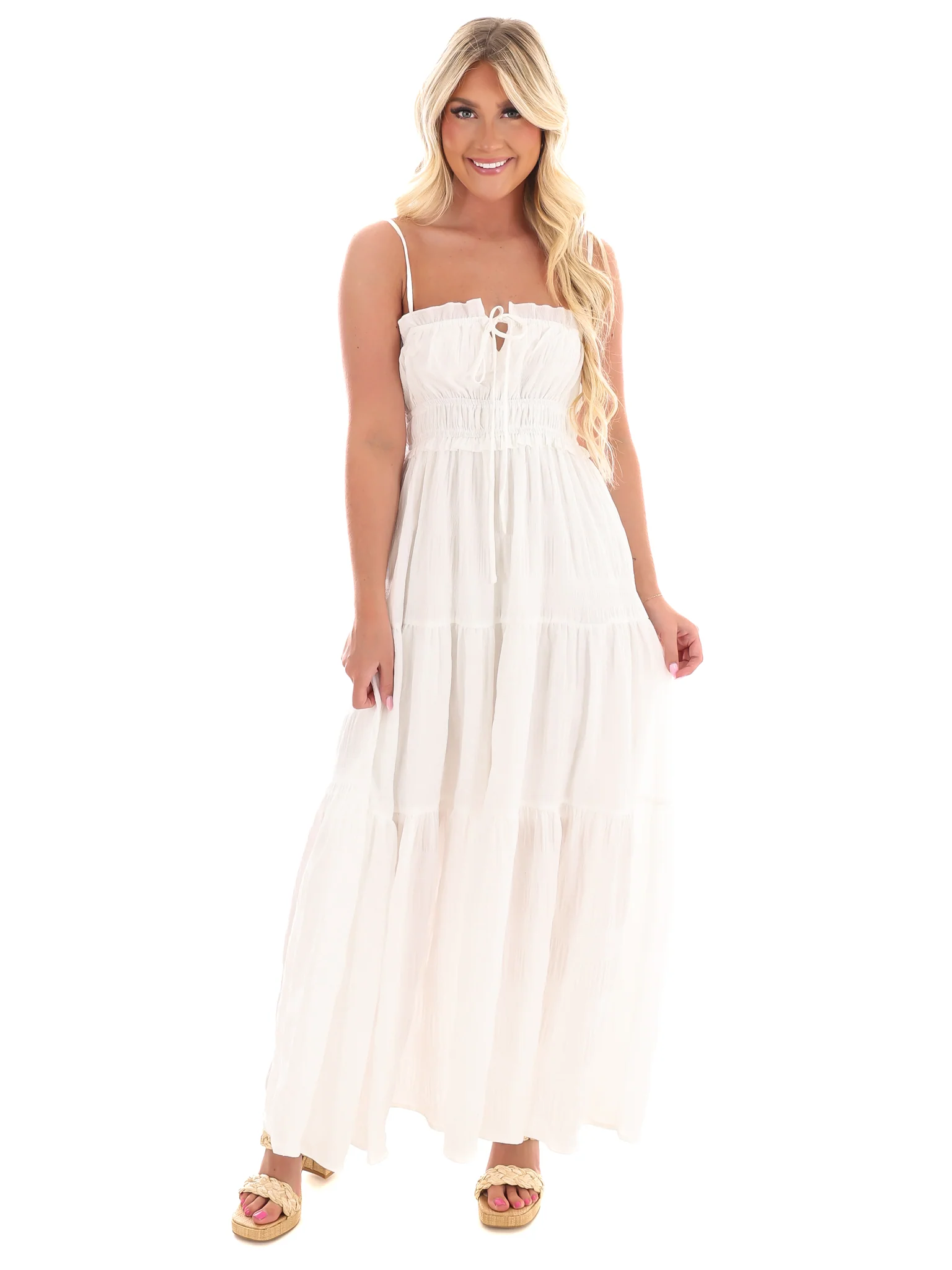 Final Touch Tiered Maxi Dress - Image 4