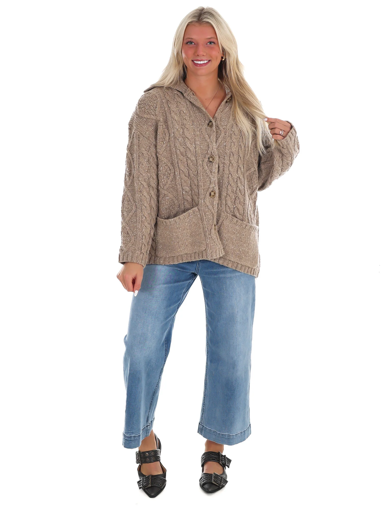 Fireside Layers Oversized Cardigan - Image 10
