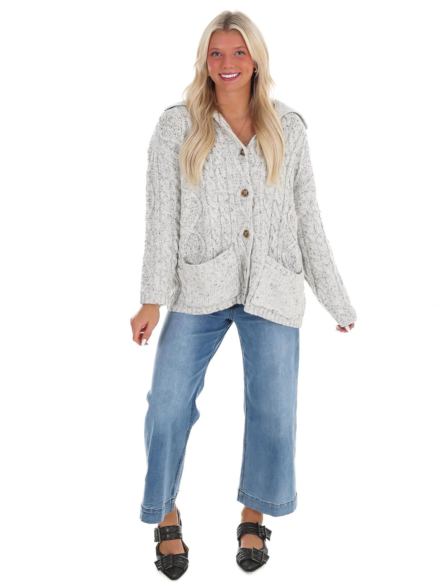 Fireside Layers Oversized Cardigan - Image 2
