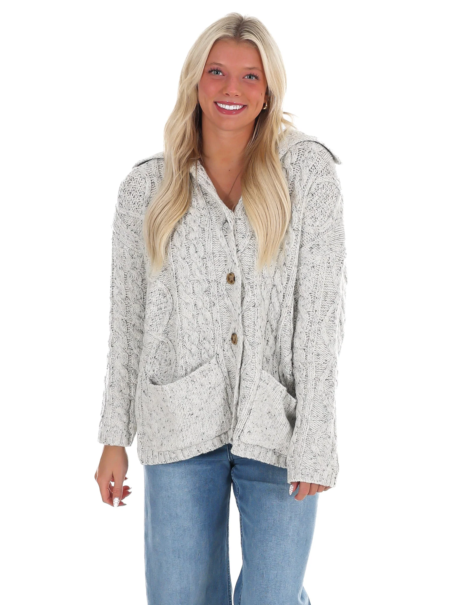 Fireside Layers Oversized Cardigan - Image 3