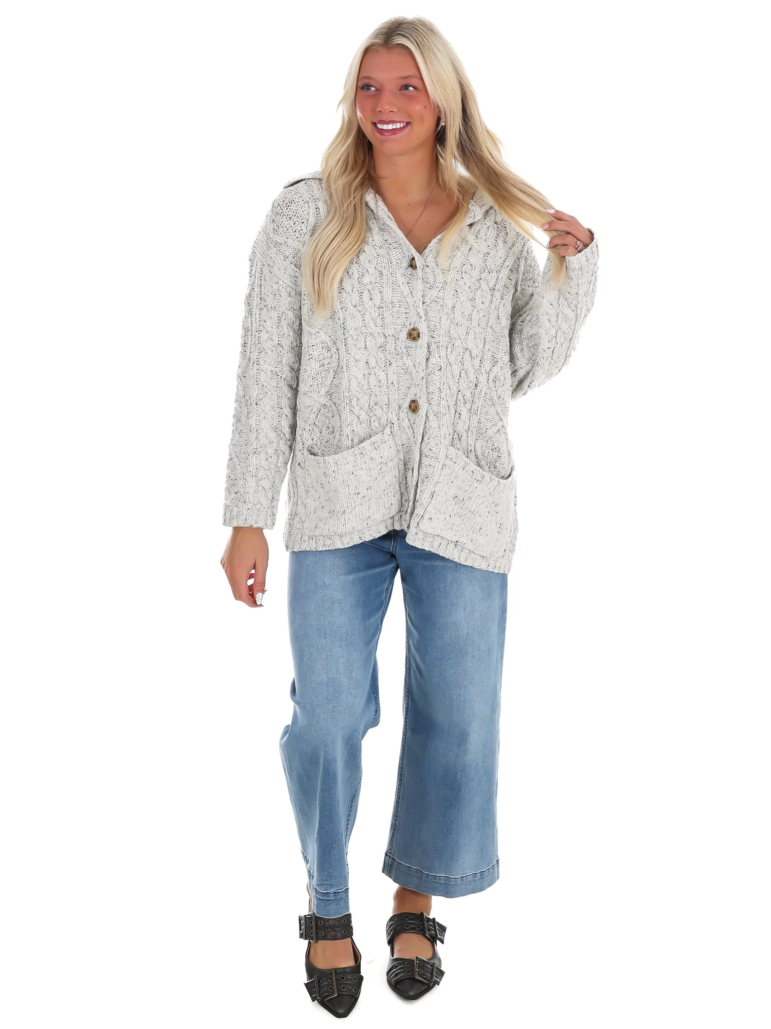 Fireside Layers Oversized Cardigan - Image 4
