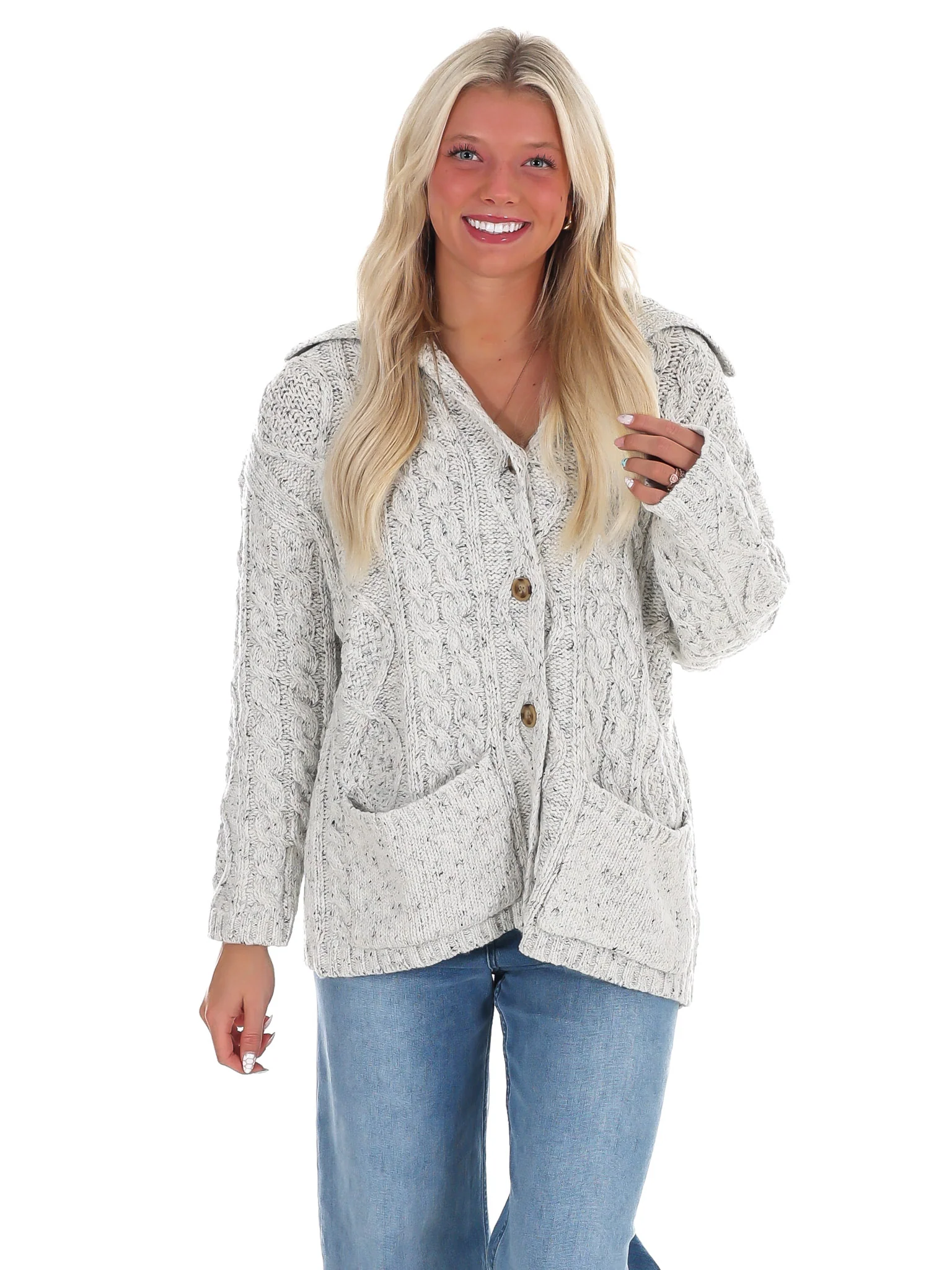 Fireside Layers Oversized Cardigan - Image 5