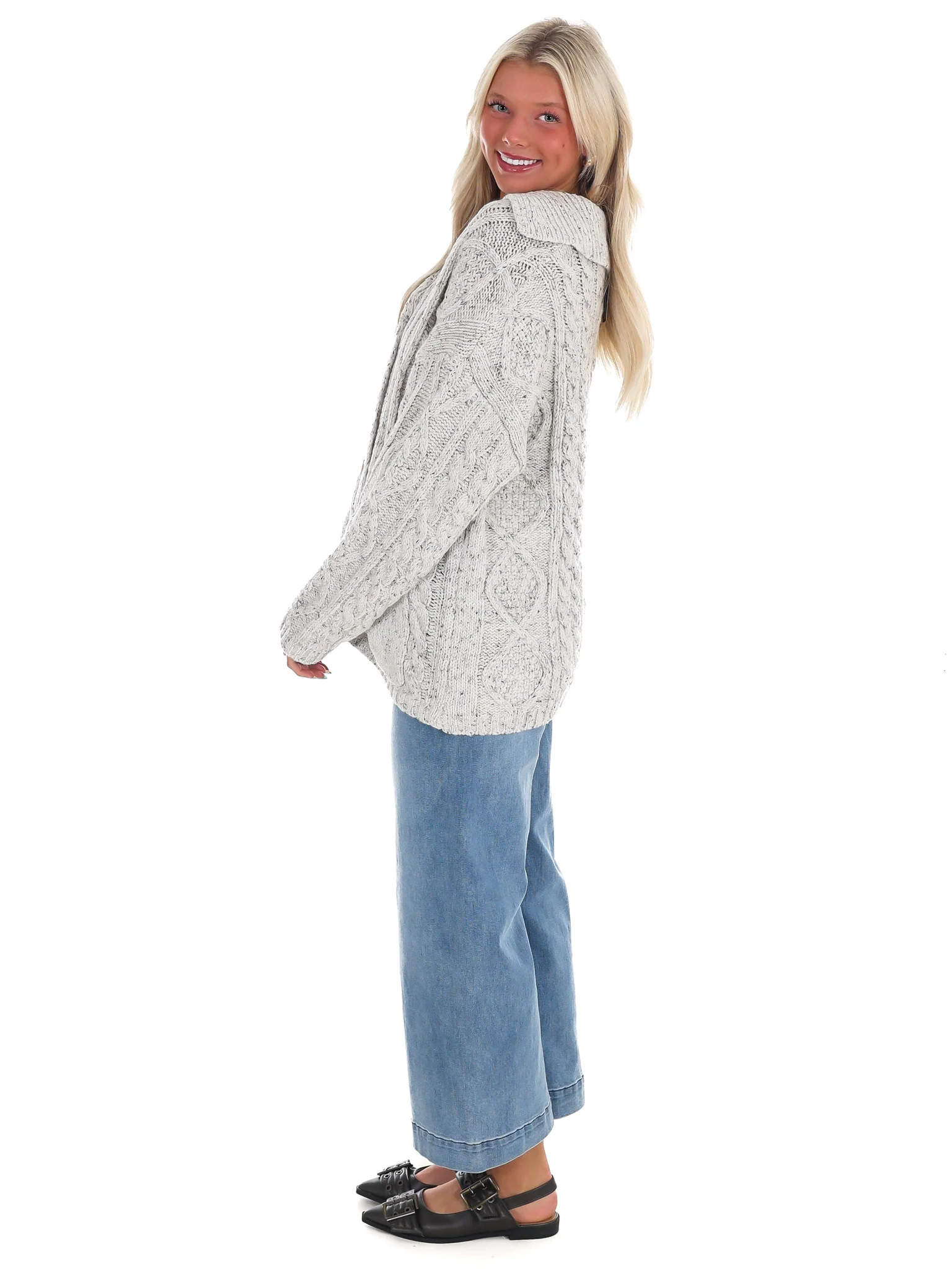 Fireside Layers Oversized Cardigan - Image 7