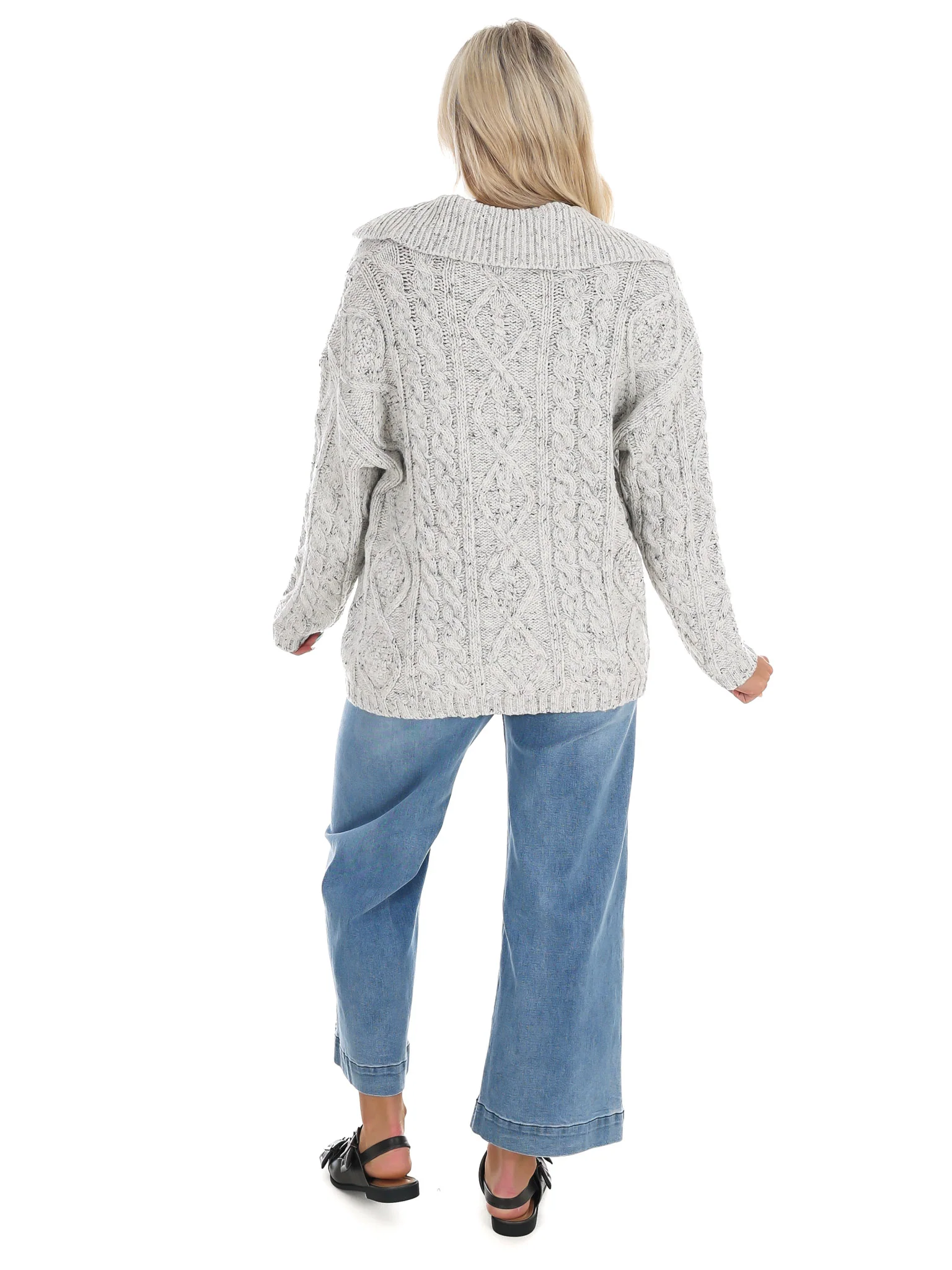 Fireside Layers Oversized Cardigan - Image 8