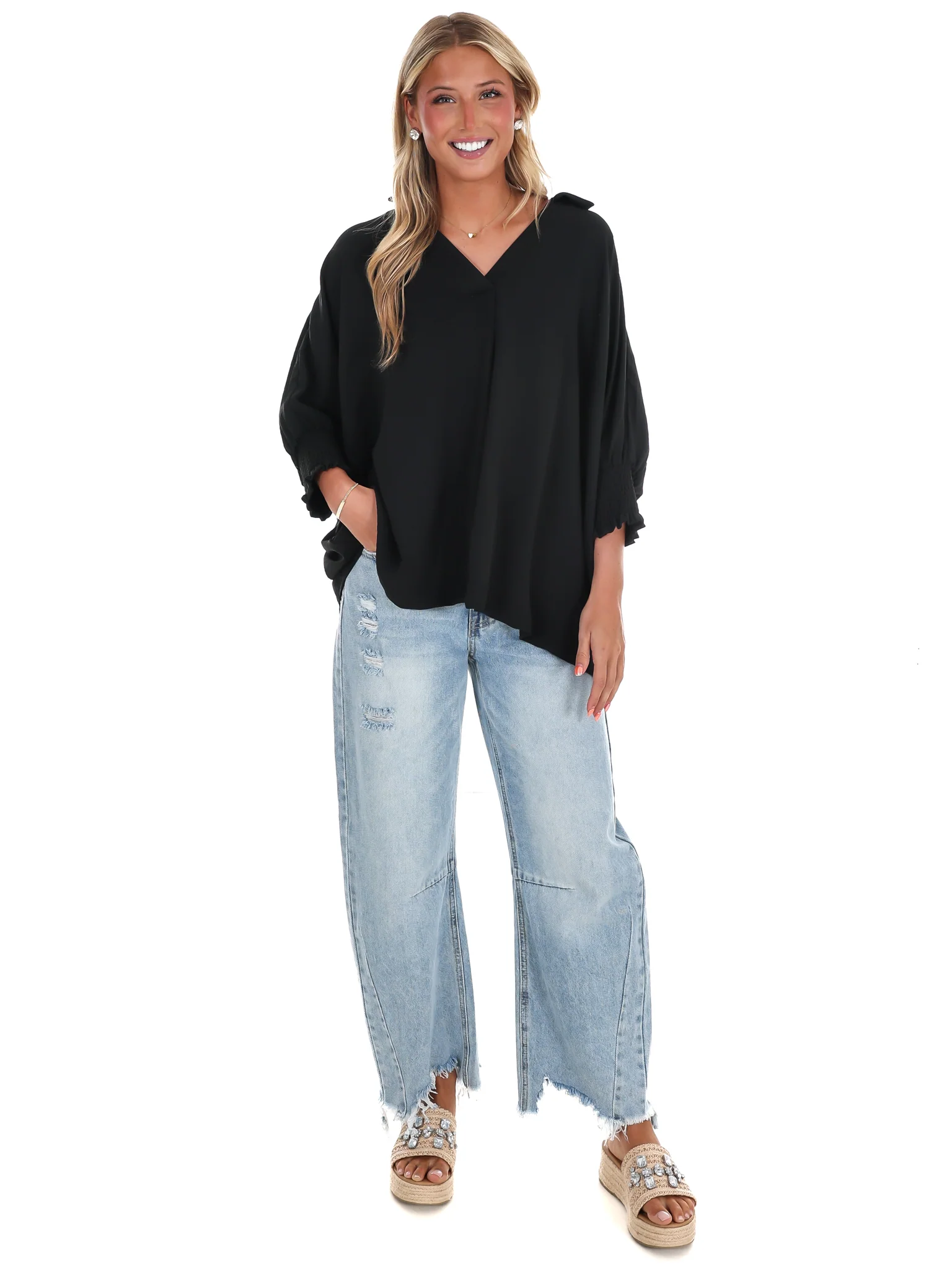 First Light V-Neck Top - Image 2