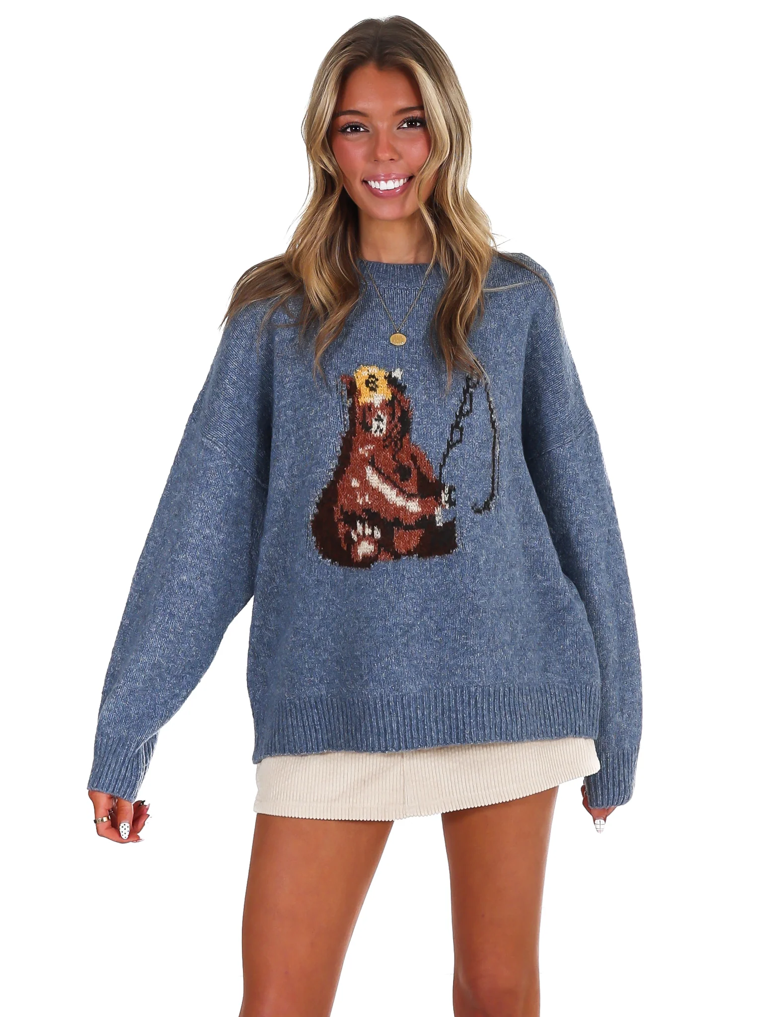 Fishing Bear Sweater - Image 5
