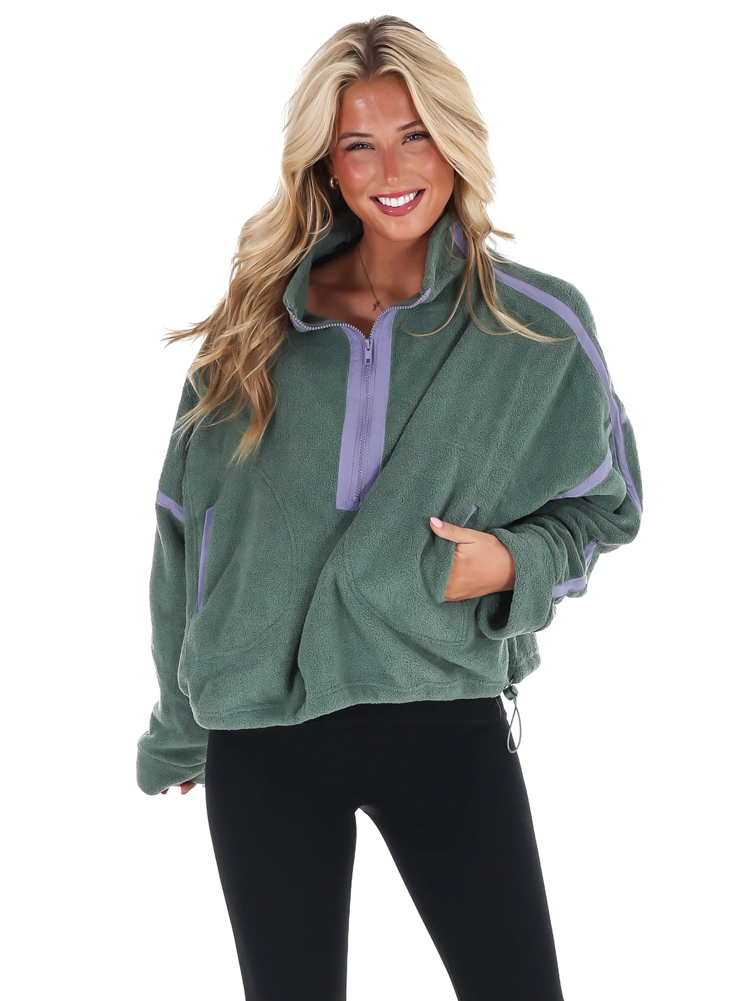 Fleece Half-Zip Pullover Doorbuster - Image 22