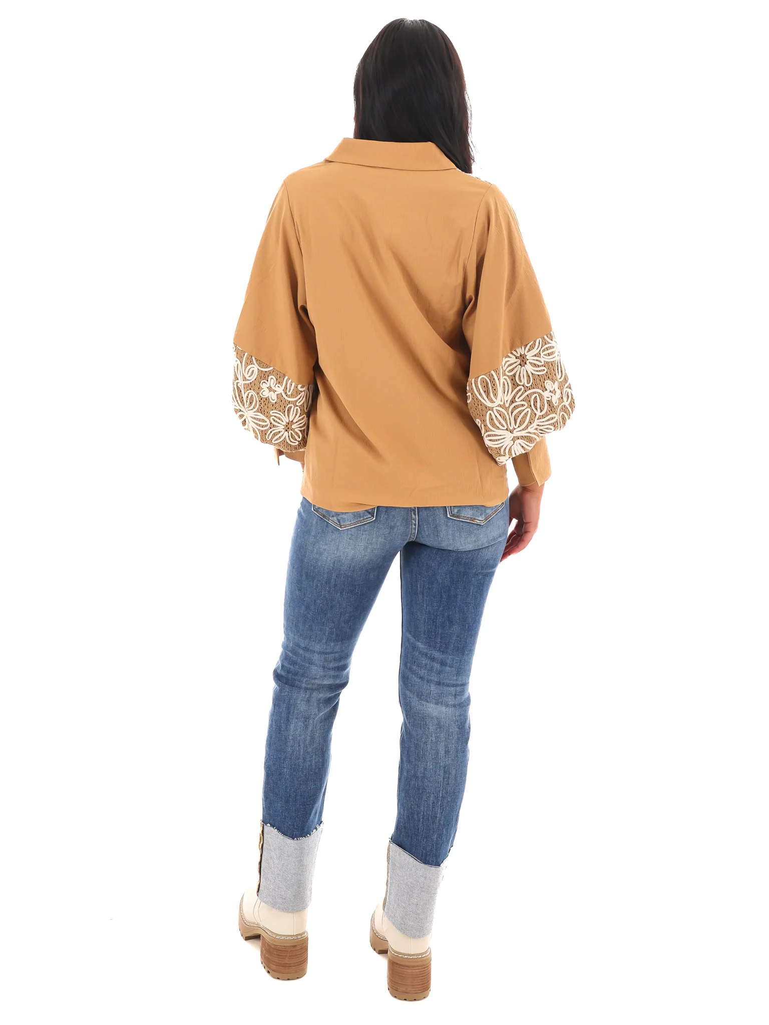 Floral Flourish Embroider Top - Image 14