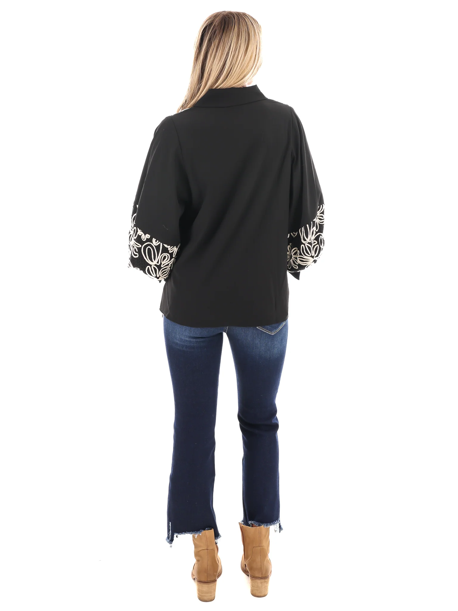 Floral Flourish Embroider Top - Image 7