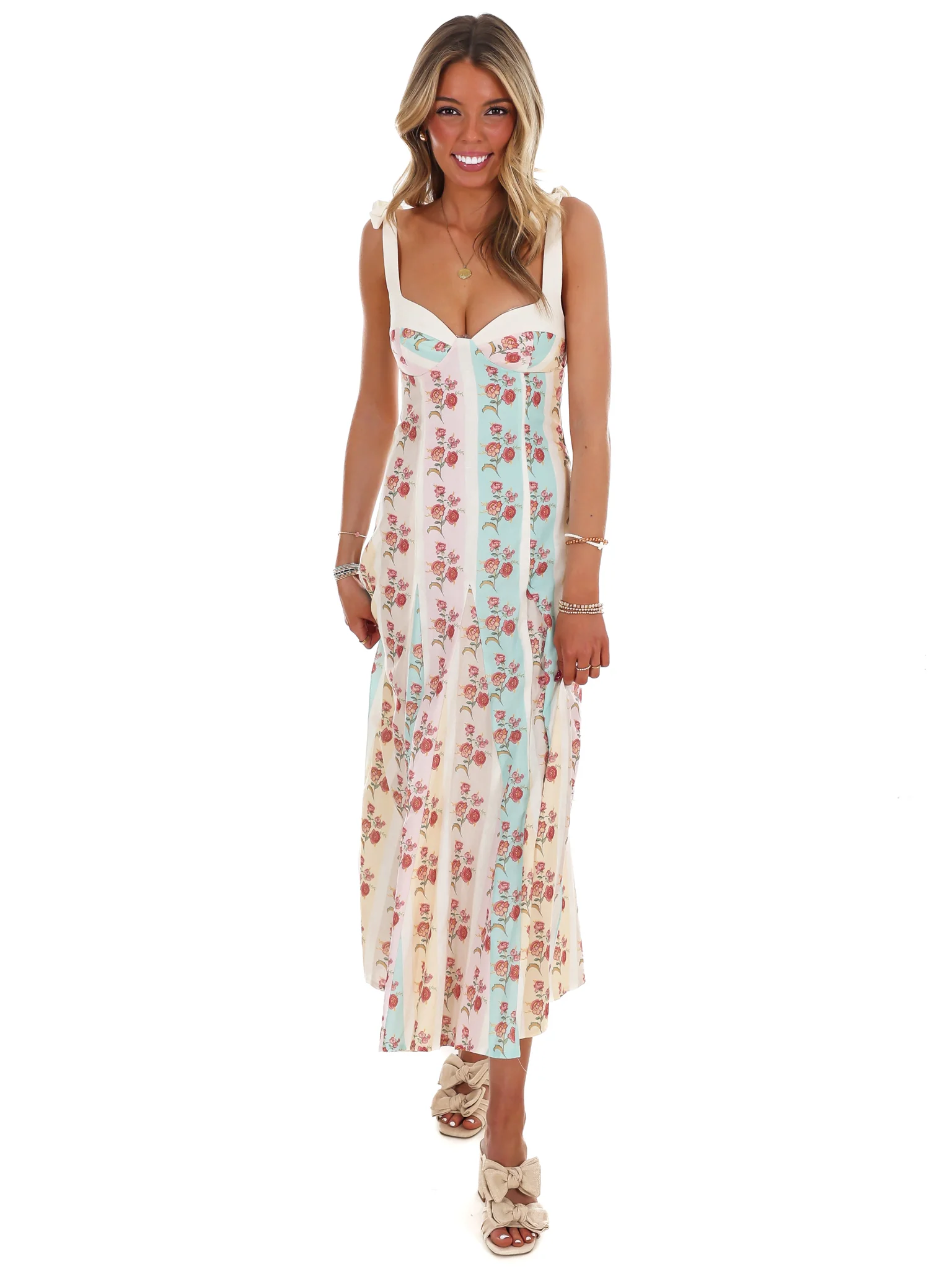 Floral Whimsy Maxi Dress - Image 4