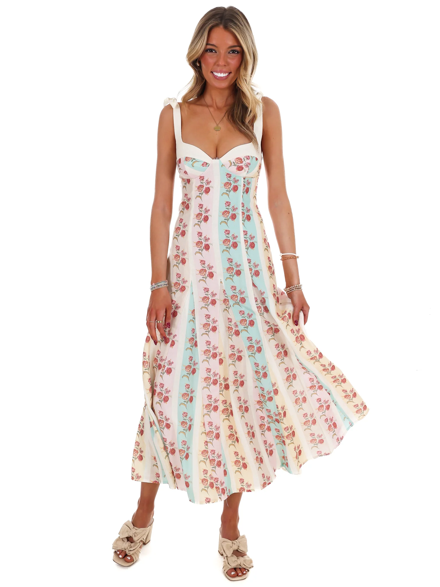 Floral Whimsy Maxi Dress - Image 5