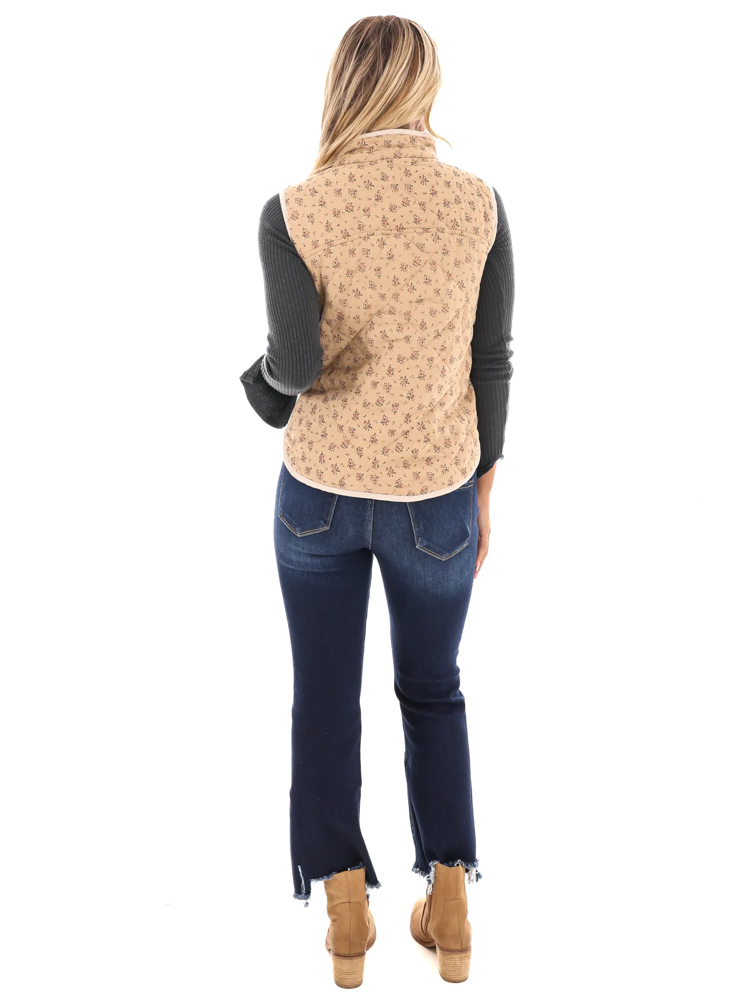 Flower Patch Quilted Vest - Image 7