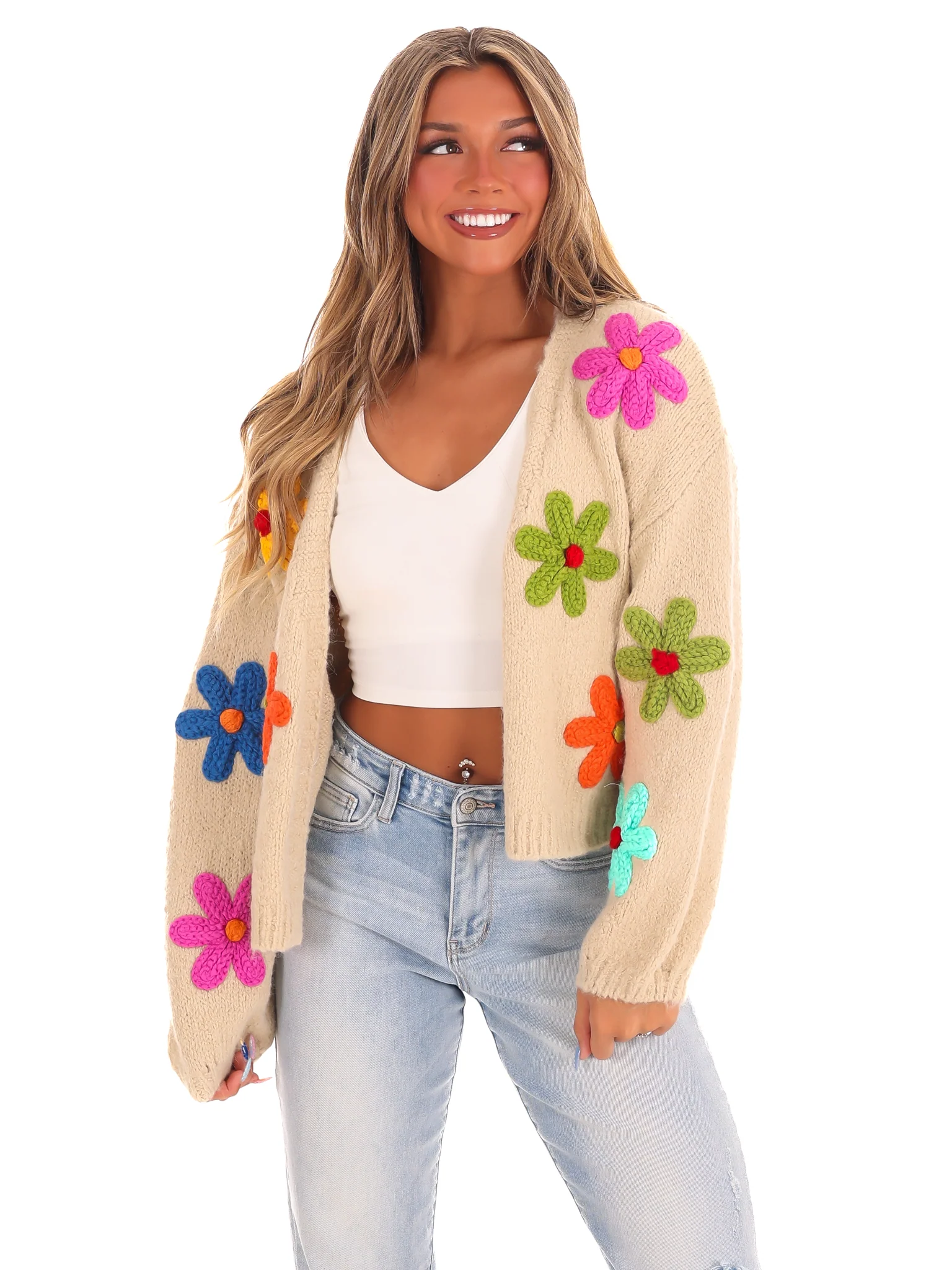 Flower Power Cardigan - Image 3