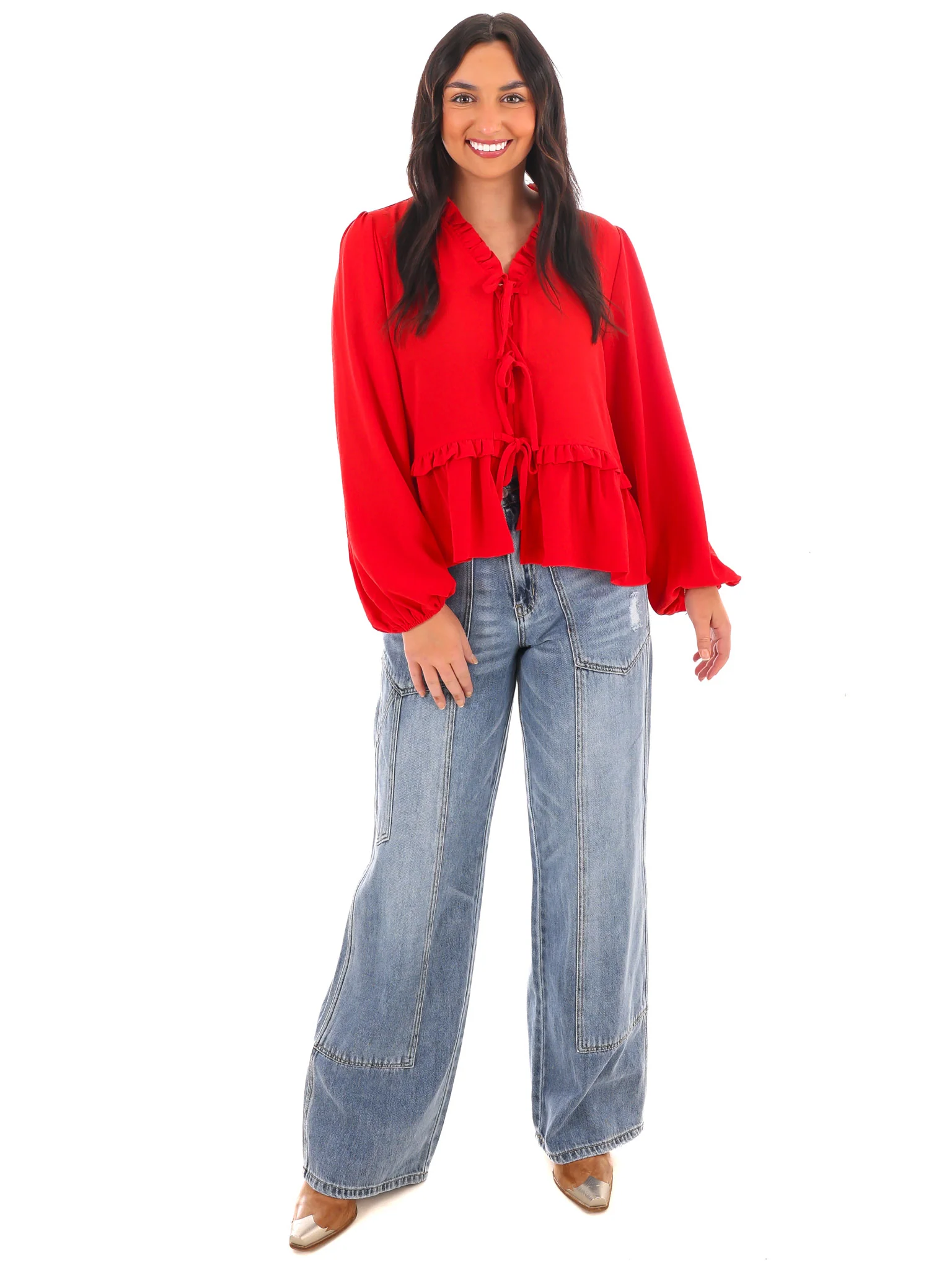 Flutter & Flow Peplum Top - Image 2