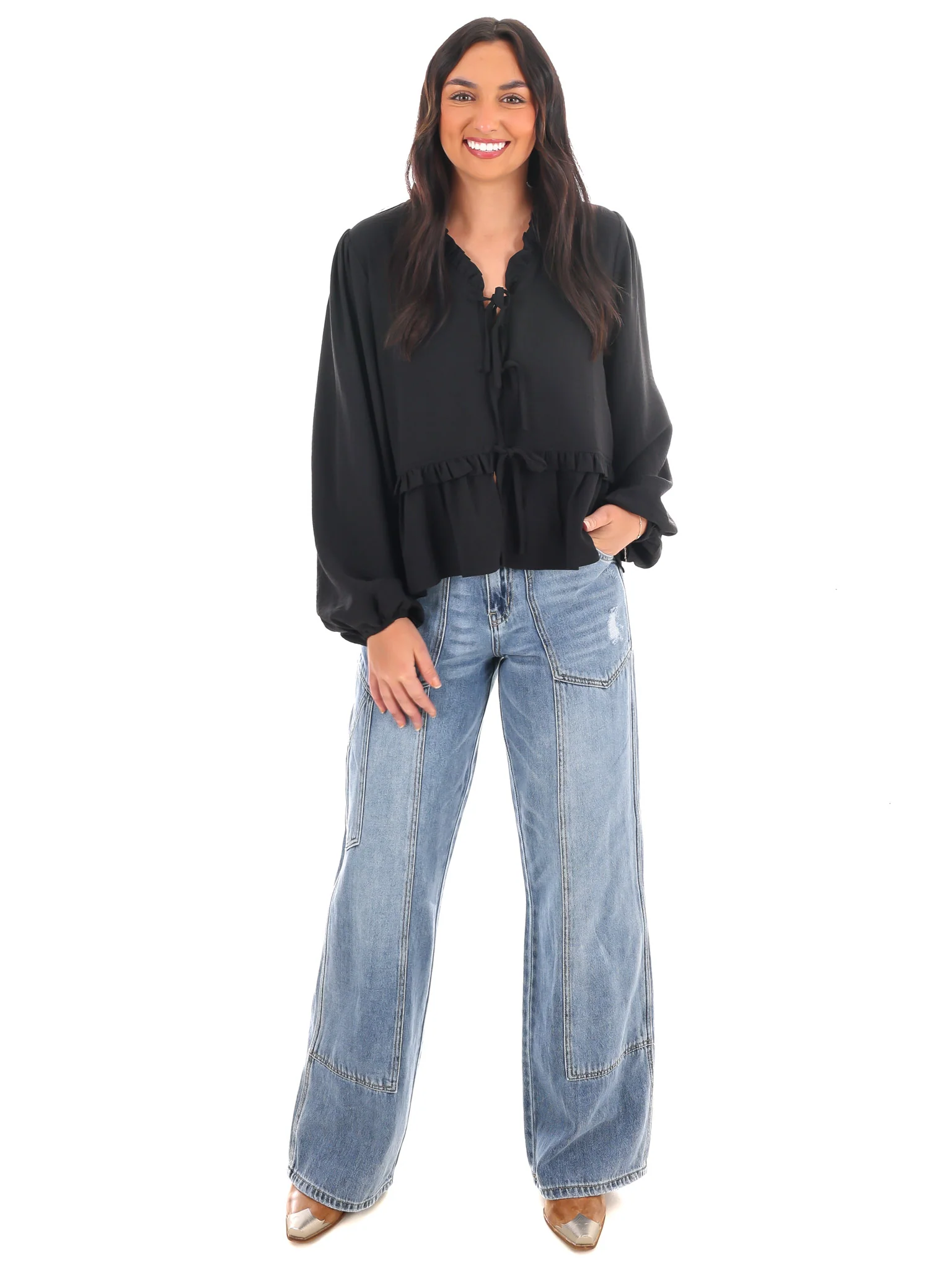 Flutter & Flow Peplum Top - Image 9