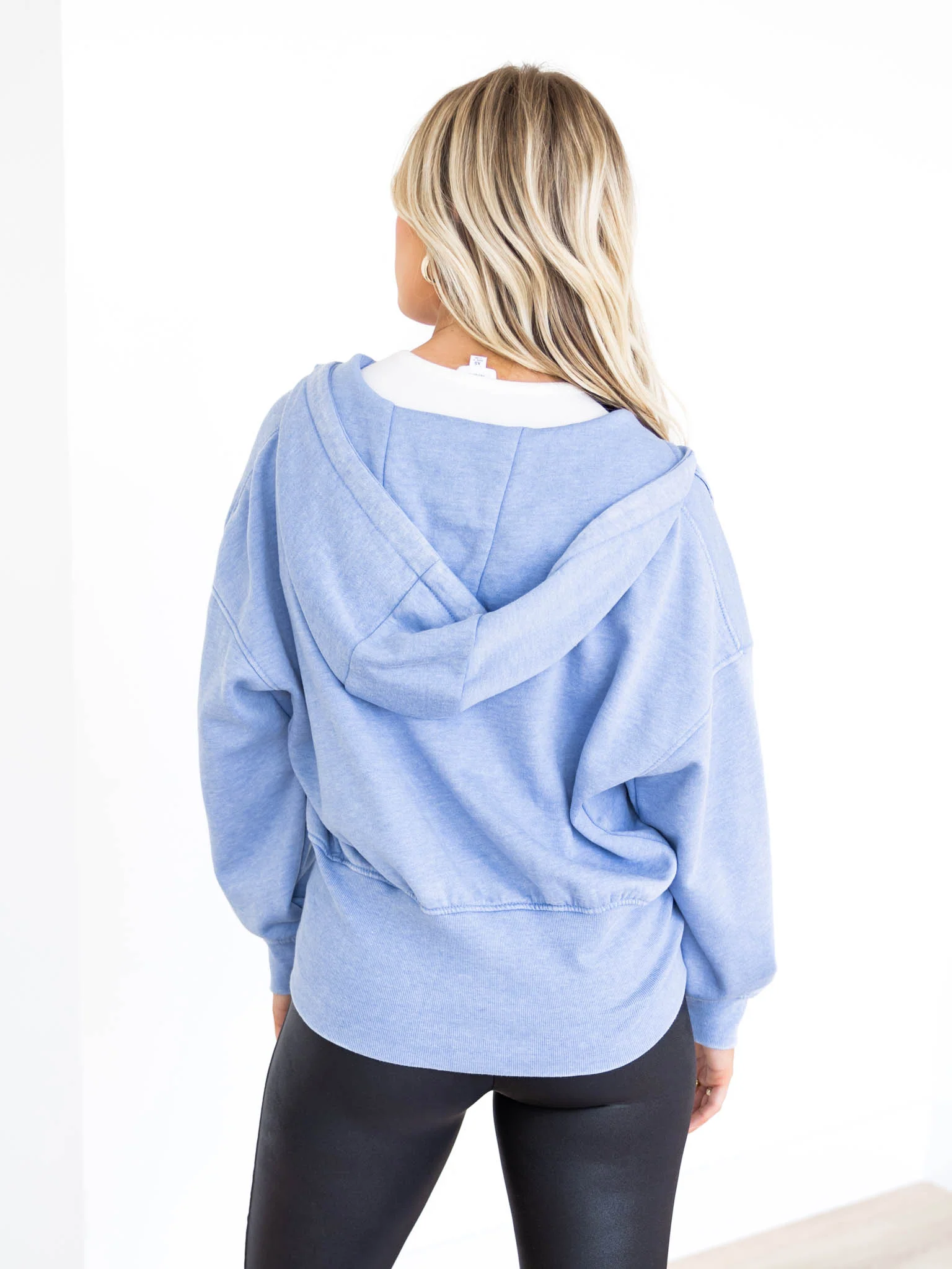 For A Long Time Fleece Hoodie Jacket - Image 6