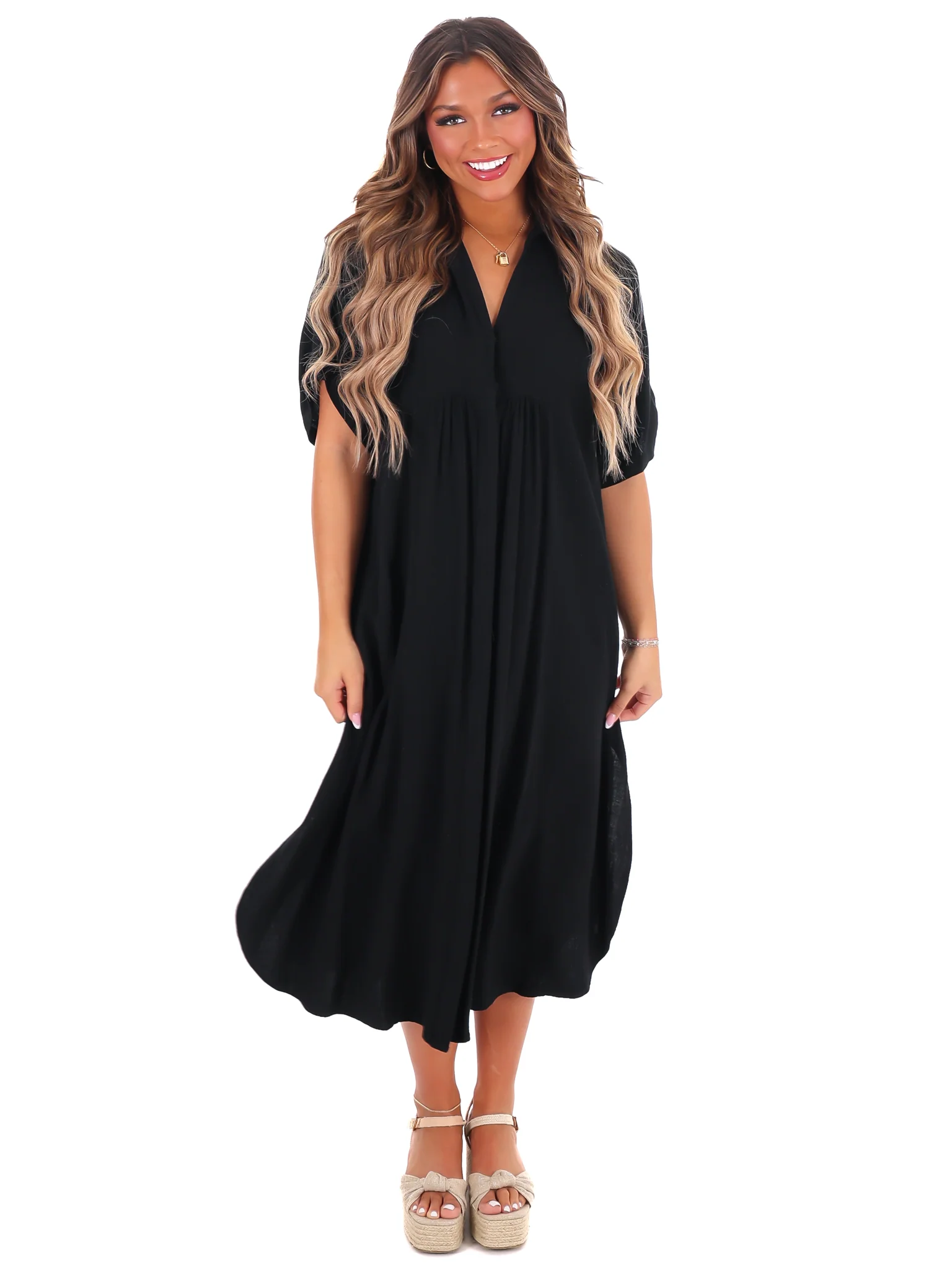 For the Moment Midi Dress - Image 11