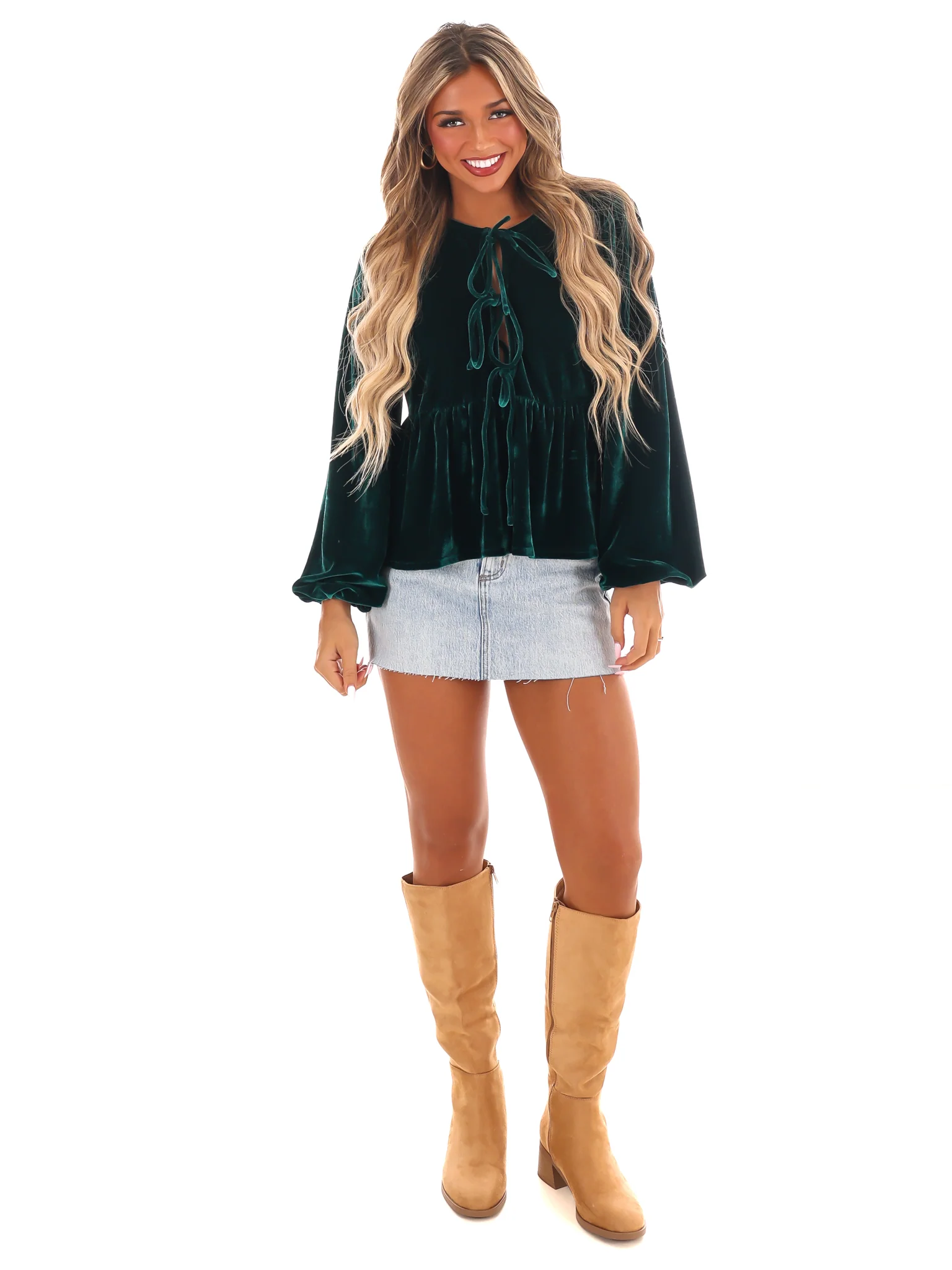 Forever Festive Velvet Top - Image 9