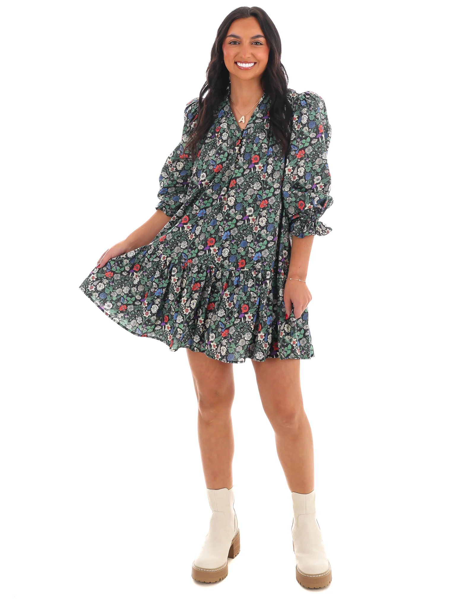 Forever to Me Floral Mini Dress - Image 2