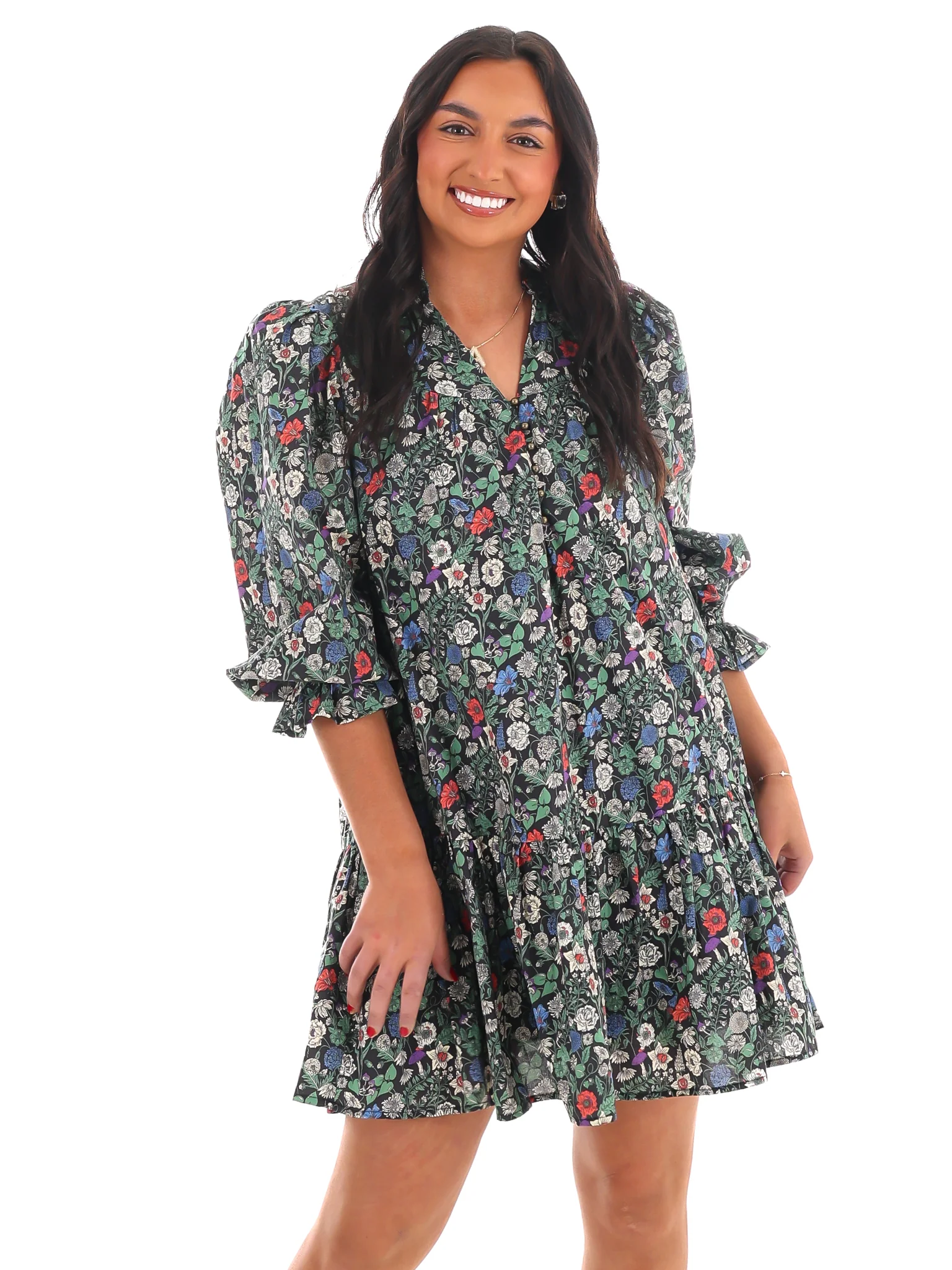 Forever to Me Floral Mini Dress - Image 5