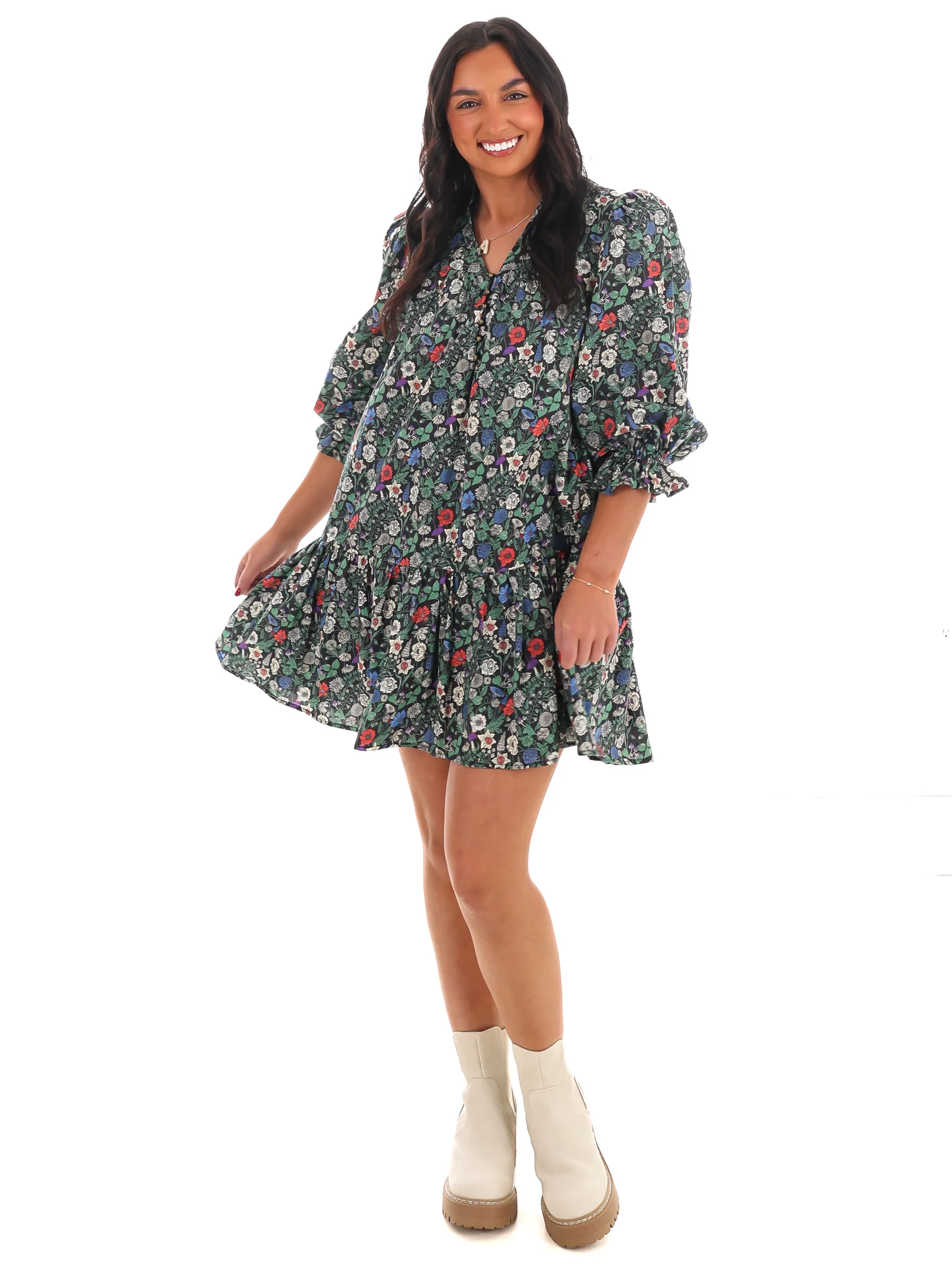 Forever to Me Floral Mini Dress - Image 6