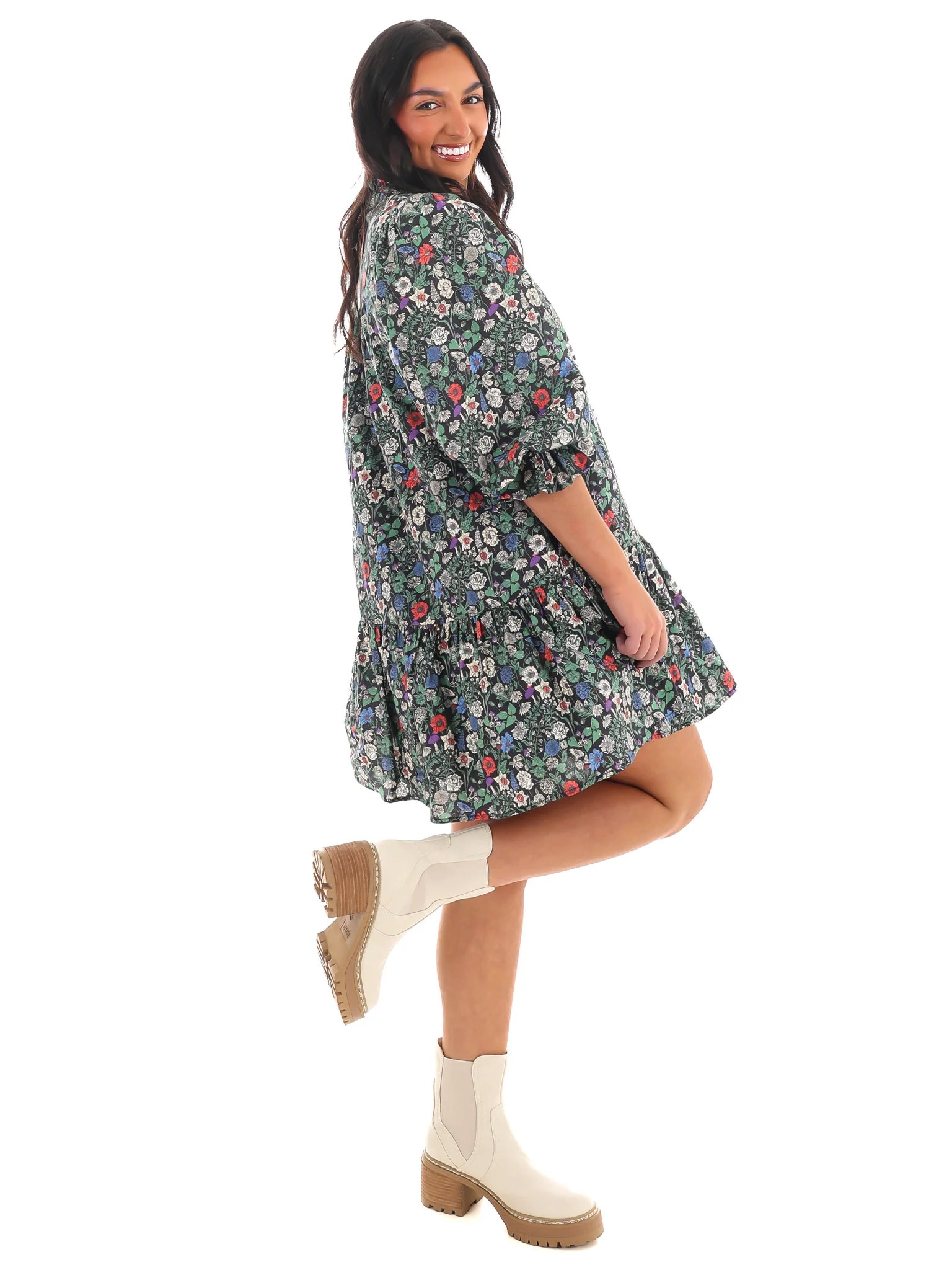 Forever to Me Floral Mini Dress - Image 7