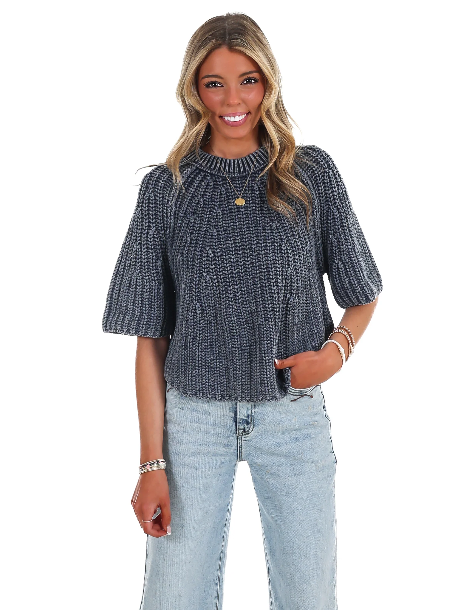 Free People Amy Sweater Tee - Image 3