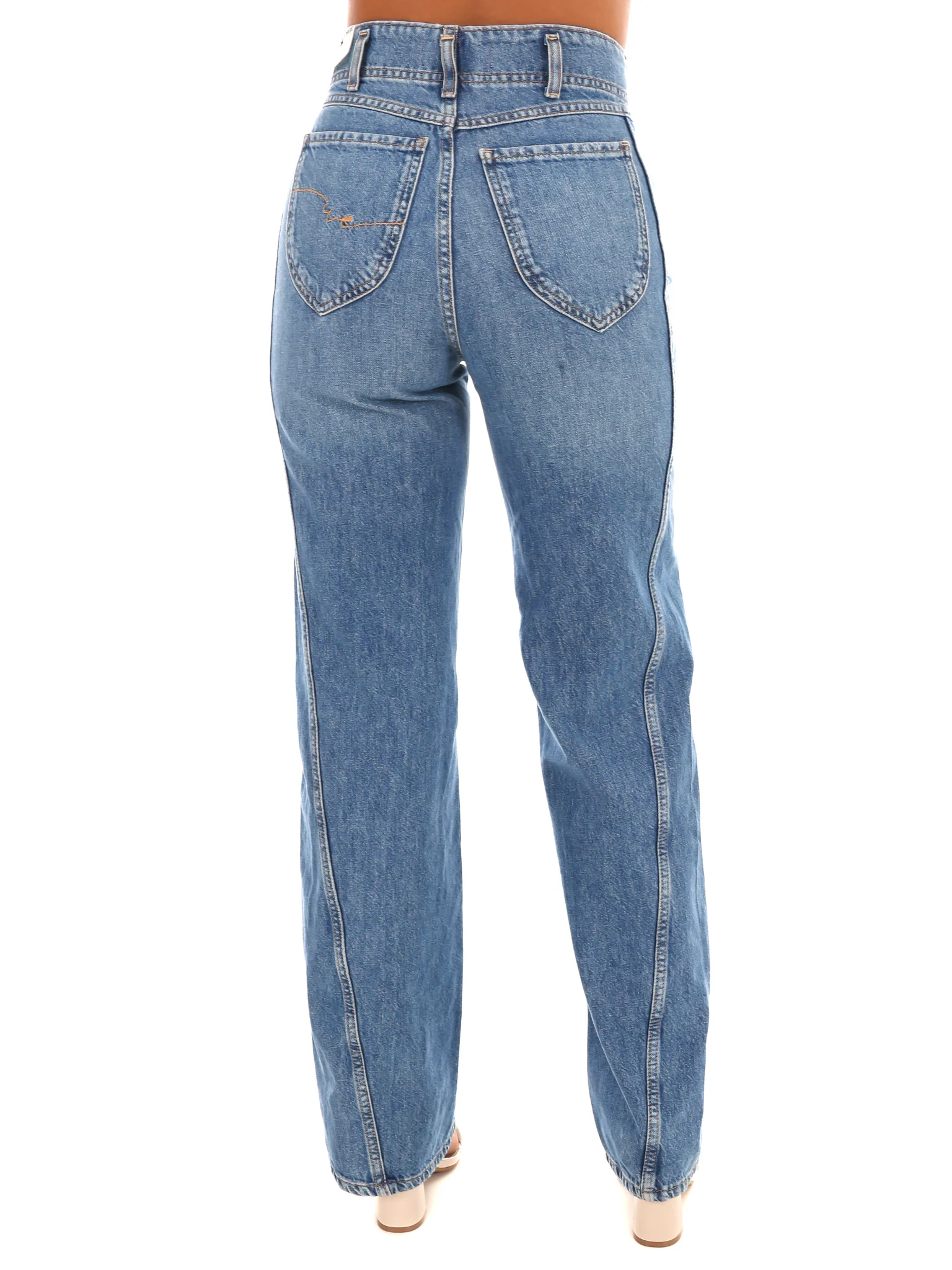 Free People Aster Straight Leg Jeans - Image 8