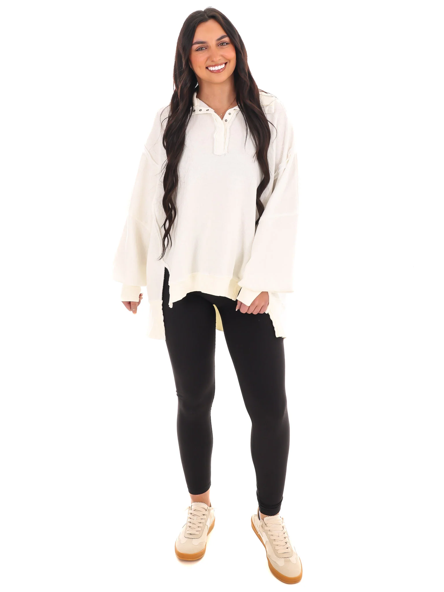 Free People Camden Henley Sweatshirt - Image 12